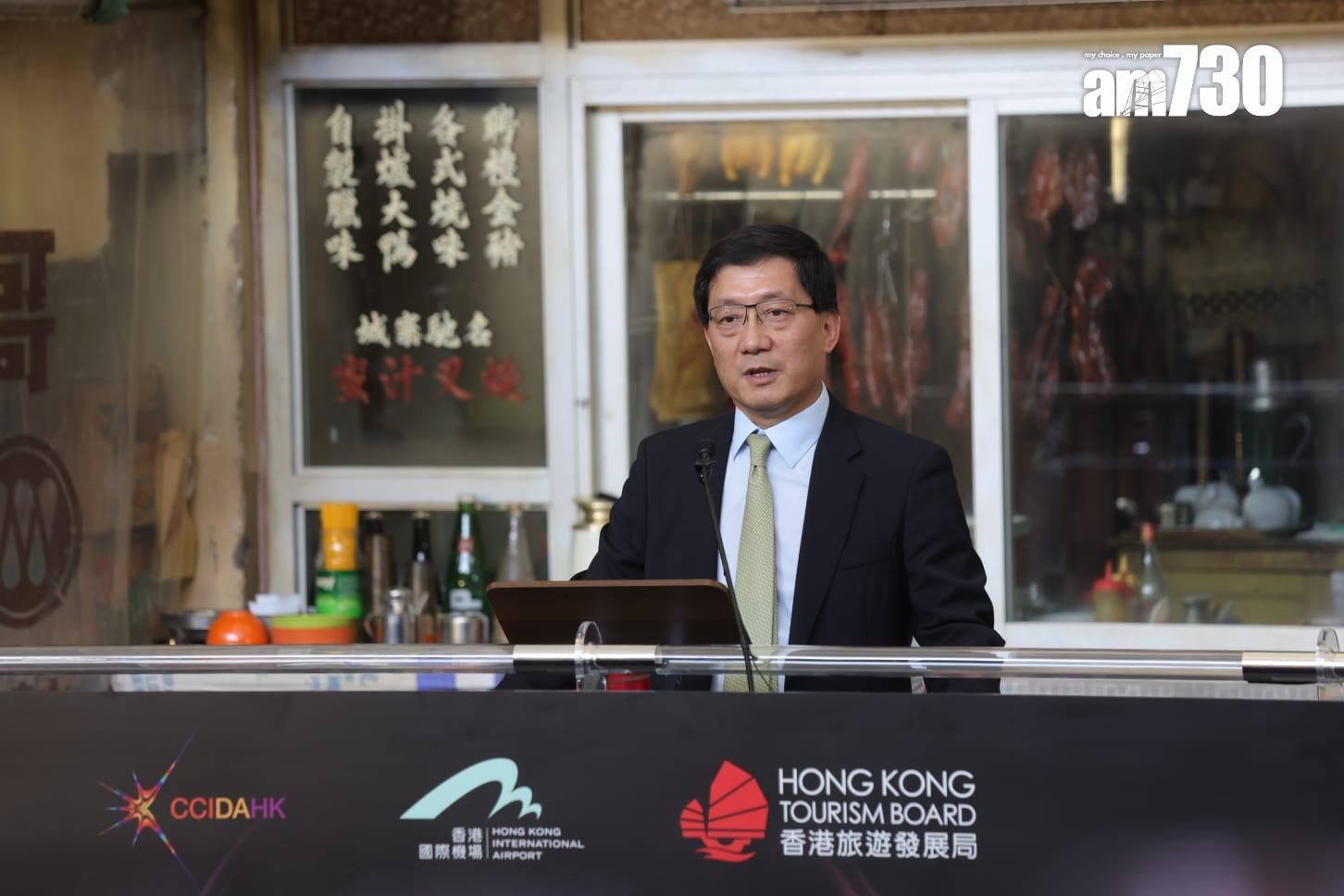 港產片《九龍城寨之圍城》多個寨城場景在機場展出(吳康琦攝)