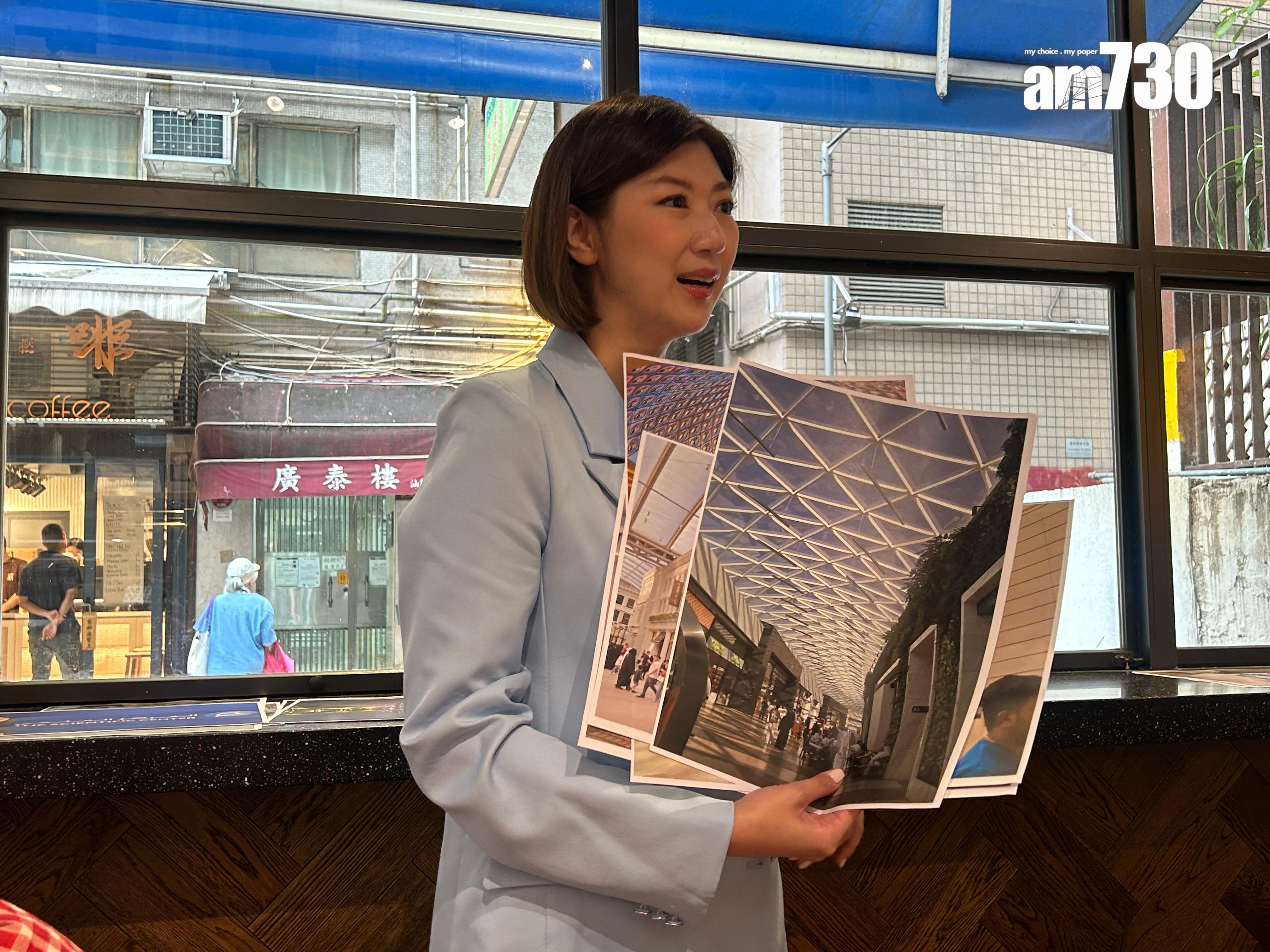 Ray Online|容海恩茶敍分享到科威特招商引資 回應早前偕夫遊日被偷拍(陳芷晴攝)