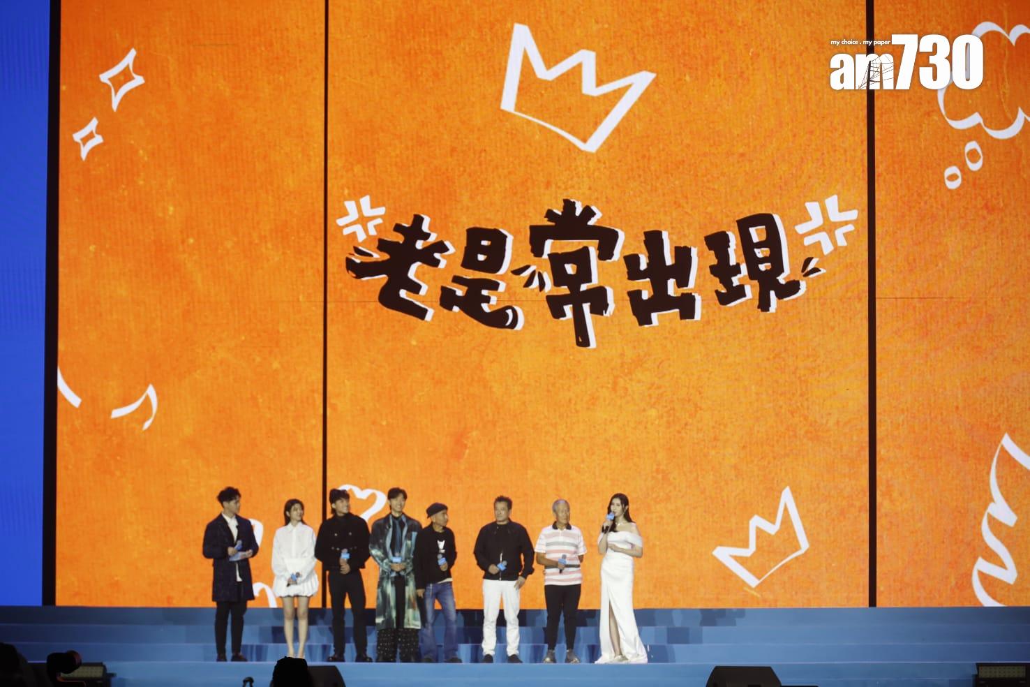 (左起)張雷、石修及劉江現身ViuTV,今次是石修首次參演ViuTV劇集。(林俊源攝)