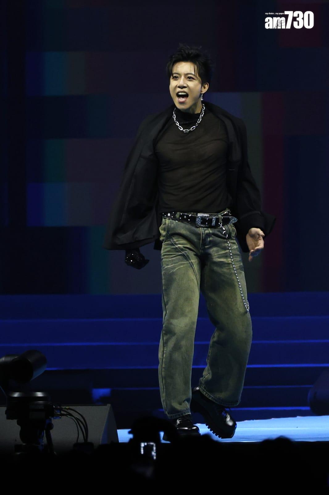 Lyman為《ViuTV 2025節目巡禮》表演。(林俊源攝)