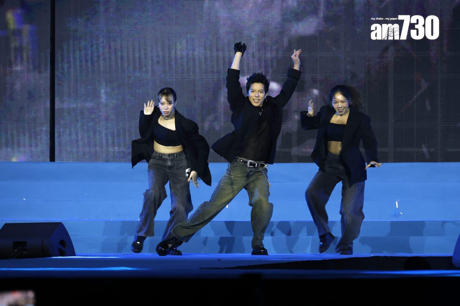 Lyman為《ViuTV 2025節目巡禮》表演。(林俊源攝)