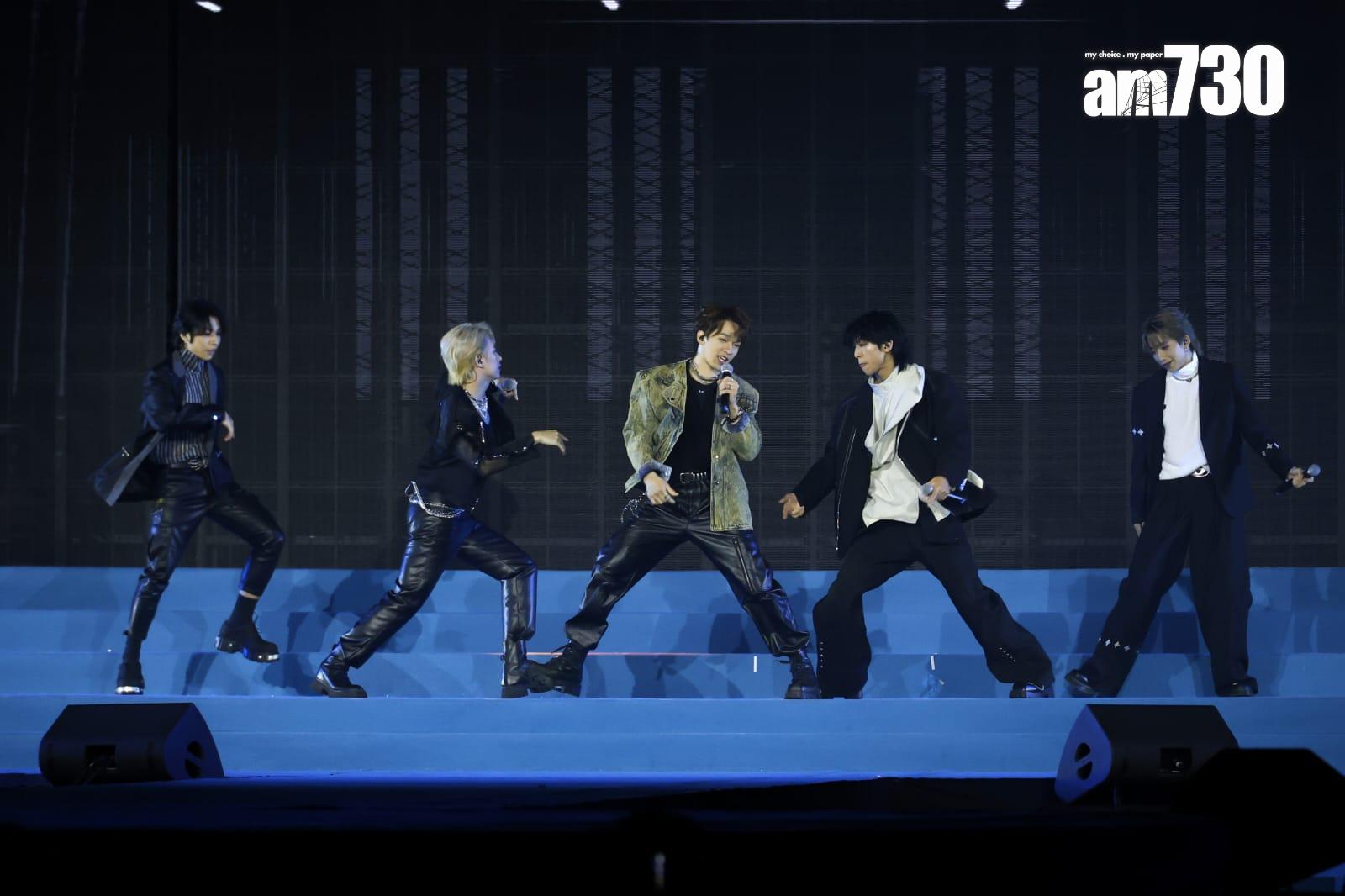 王鋒為《ViuTV 2025節目巡禮》表演。(林俊源攝)