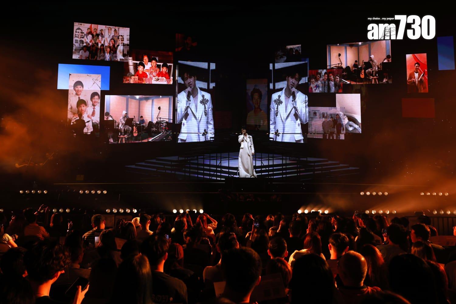 Jay Fung「the SOUNDTRACK of my LIFE馮允謙演唱會2024」尾場。(林俊源攝)