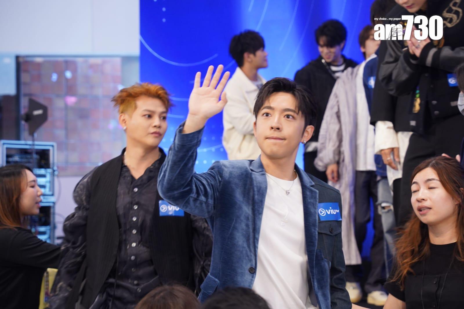 Edan在活動結束前,特地與現場fans打招呼。(吳康琦攝)