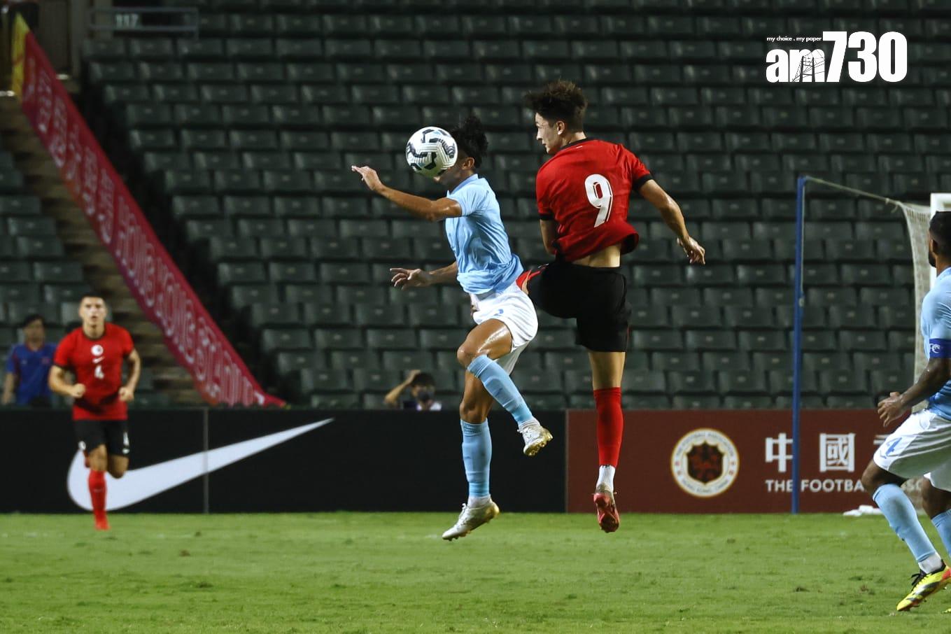 香港主場對柬埔寨的國際友賽在香港大球場舉行。(林俊源攝)