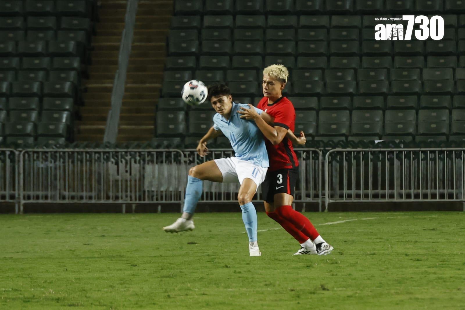 香港主場對柬埔寨的國際友賽在香港大球場舉行。(林俊源攝)