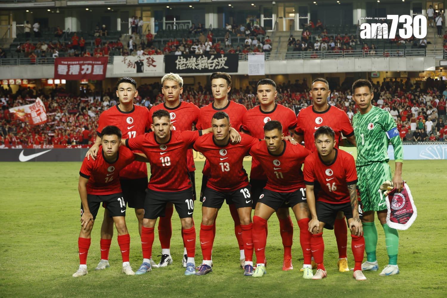 香港主場對柬埔寨的國際友賽在香港大球場舉行。(林俊源攝)