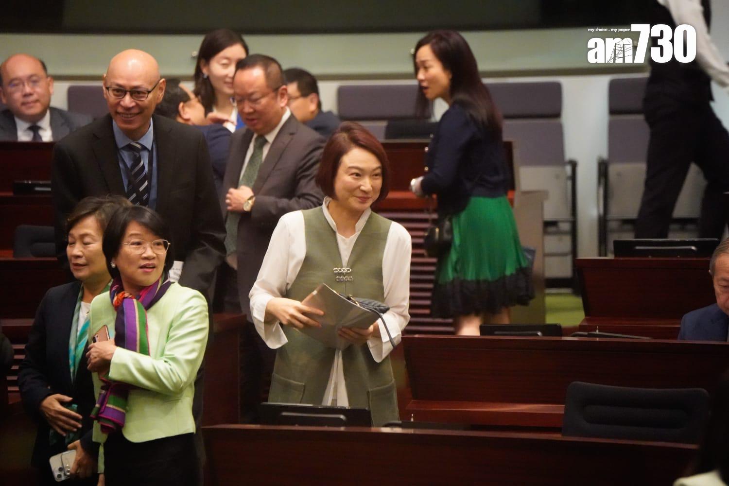 李慧琼亦穿上綠色示人(吳康琦攝)