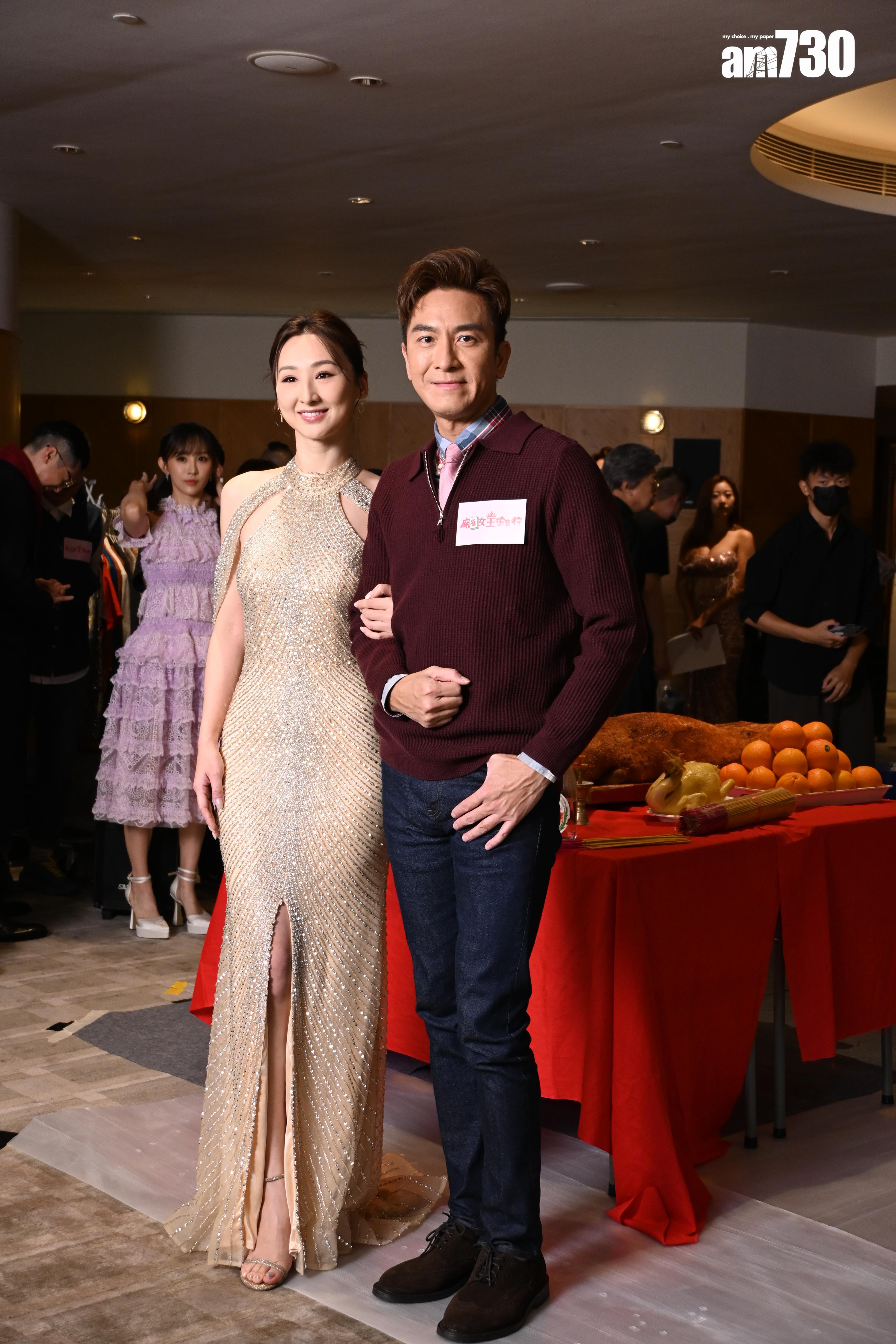 馬國明與高海寧在賀歲片《麻雀女王追男仔》演情侶。(娛樂組攝)