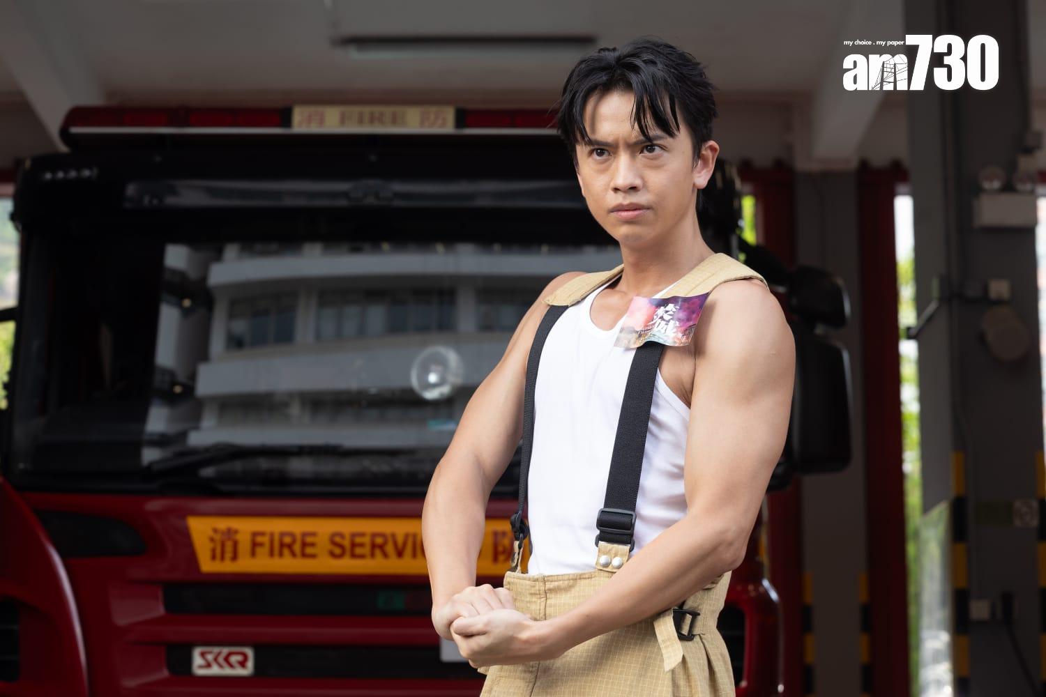 Locker為《焚城》拍攝電影歌曲《一世隊友》MV。(蘇文傑攝)