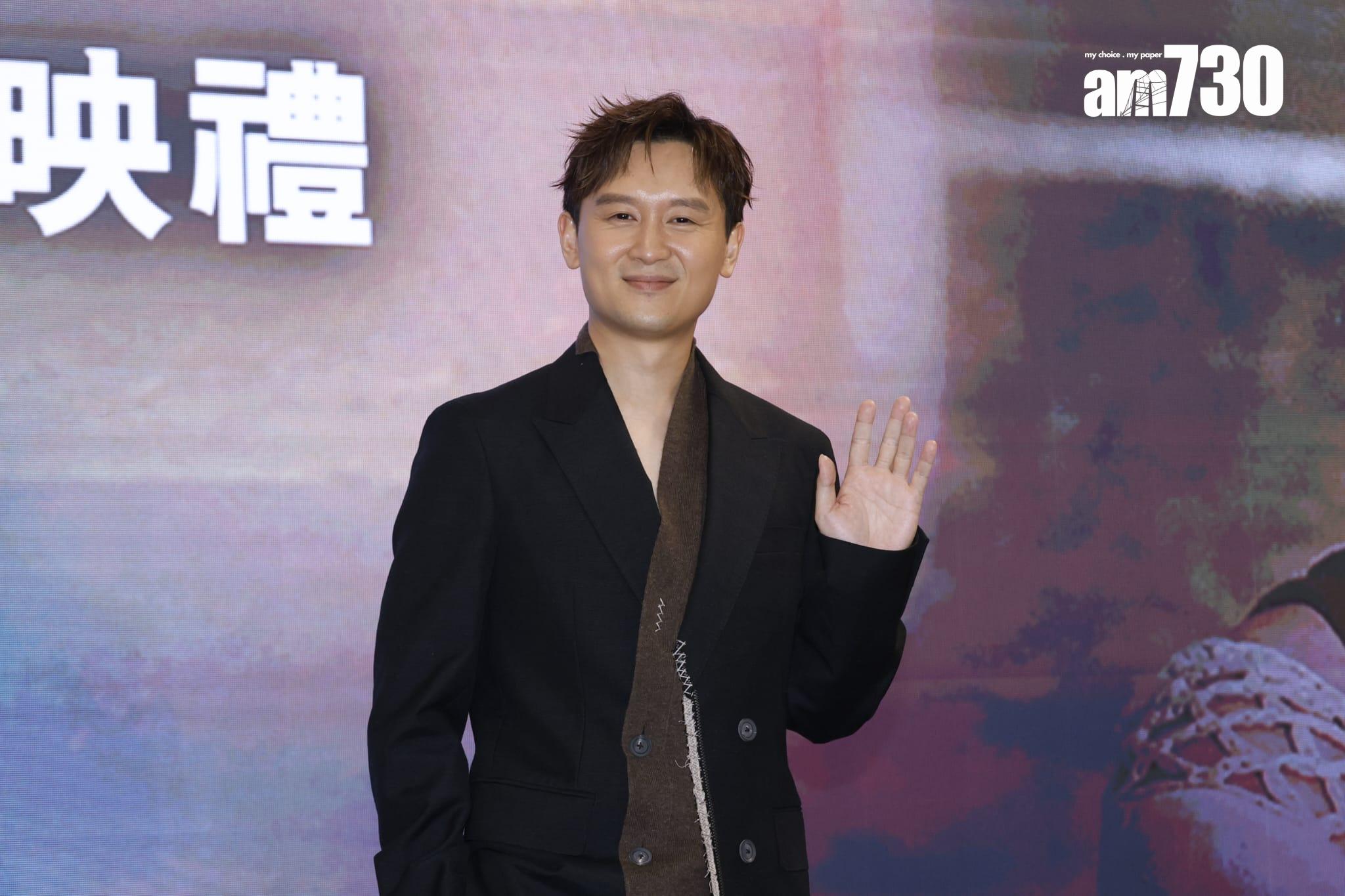 凌文龍出席《把幸福拉近一點》慈善首映。(林俊源攝)