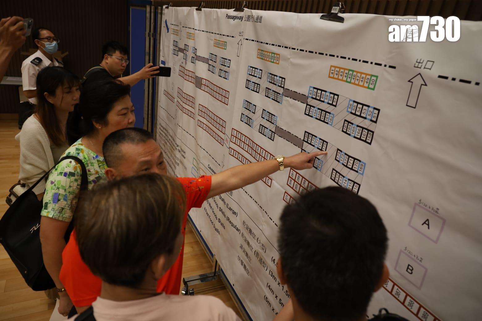 維園年宵攤位競投今開鑼 兩快餐攤位底價成交 最貴18.4萬(鍾式明攝)