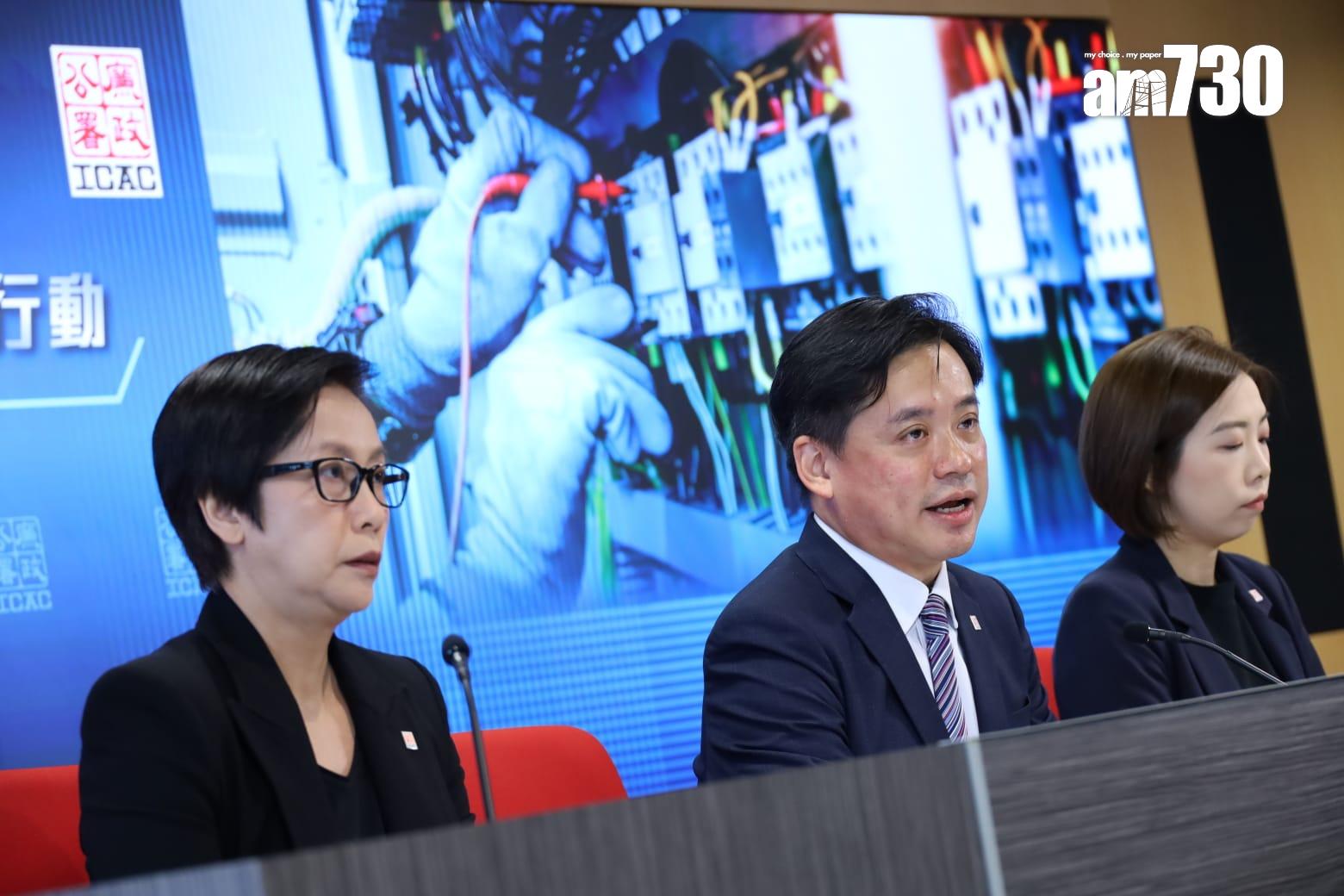 廉署拘148人涉假文件獲取認可資格 涉挖泥及電力工程(鍾式明攝)