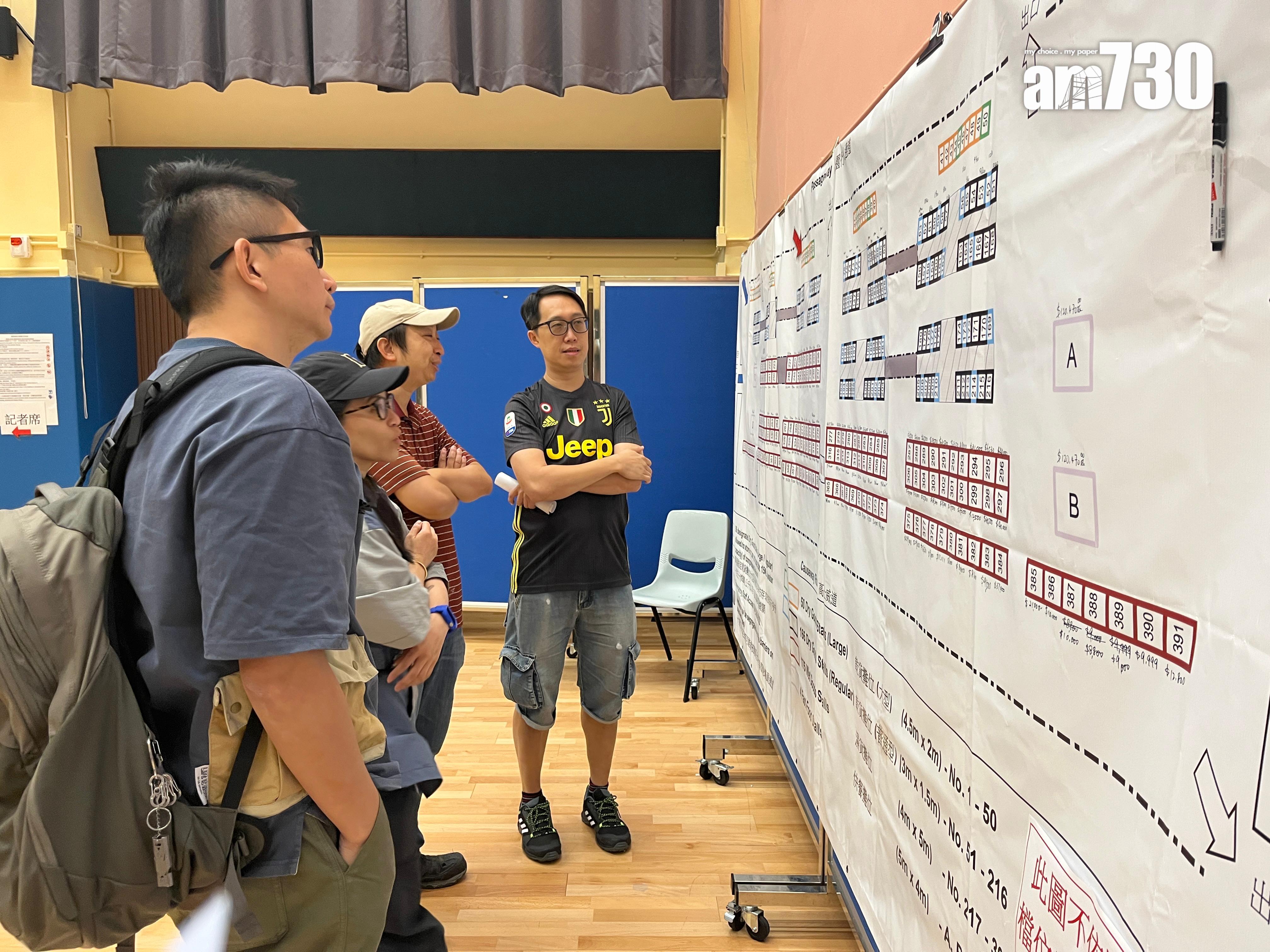 明年維園年宵市場的387個攤位昨日起在分批進行公開競投。