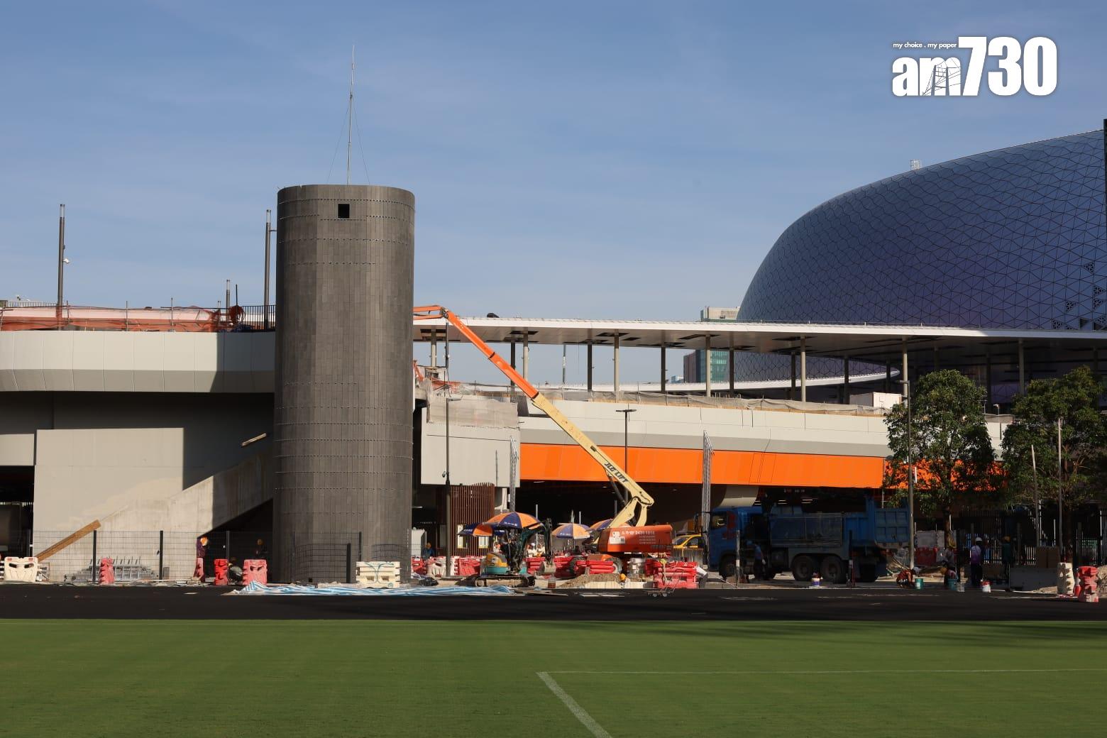 啟德體育園周日賽事3時開放入場 呼籲觀眾經宋皇臺站步行5分鐘前往(鍾式明攝)