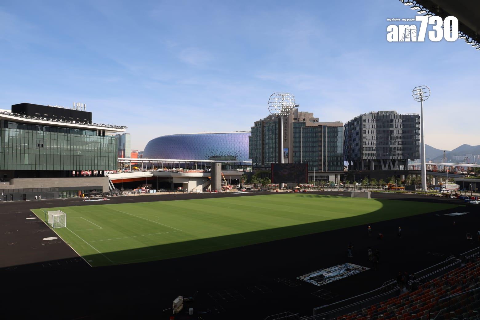 啟德體育園周日賽事3時開放入場 呼籲觀眾經宋皇臺站步行5分鐘前往(鍾式明攝)