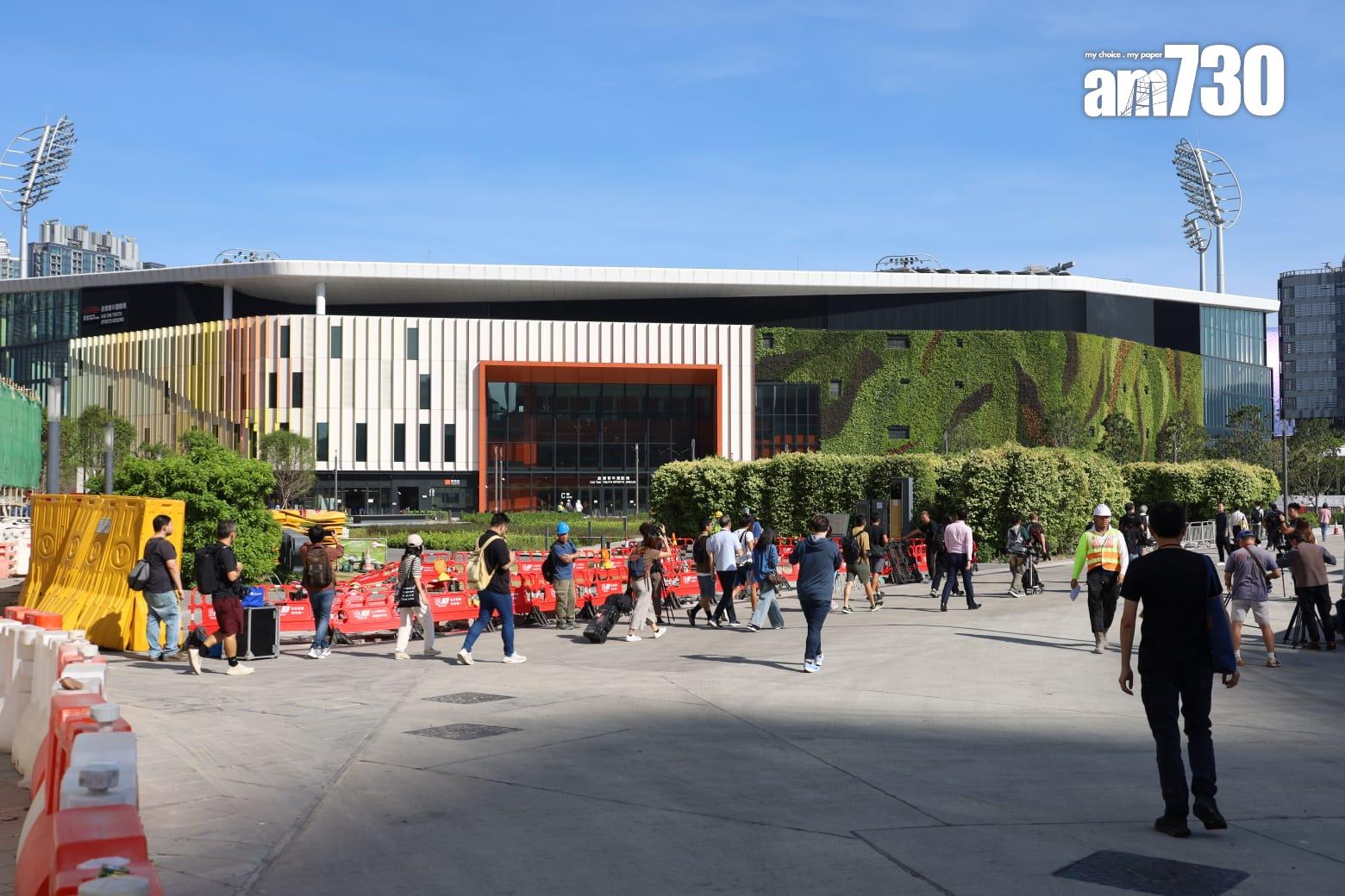 啟德體育園周日賽事3時開放入場 呼籲觀眾經宋皇臺站步行5分鐘前往(鍾式明攝)