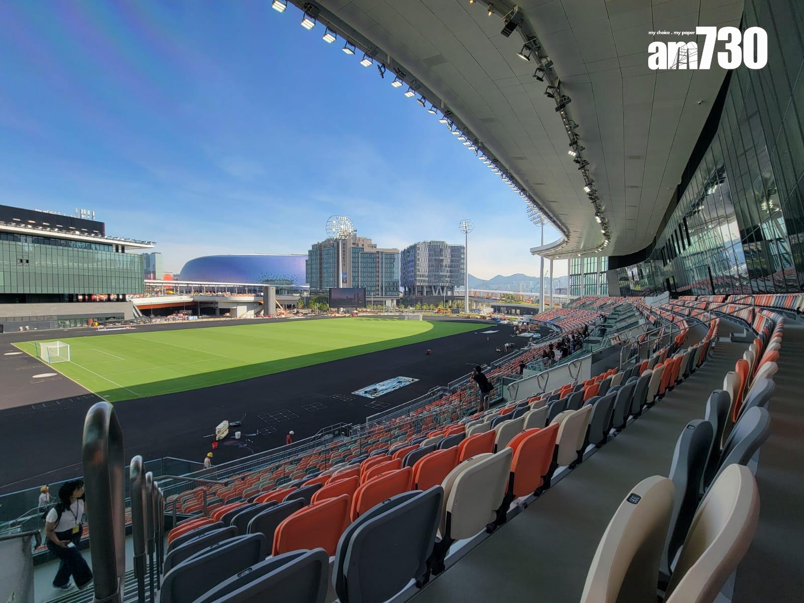 啟德體育園周日賽事3時開放入場 呼籲觀眾經宋皇臺站步行5分鐘前往(鍾式明攝)