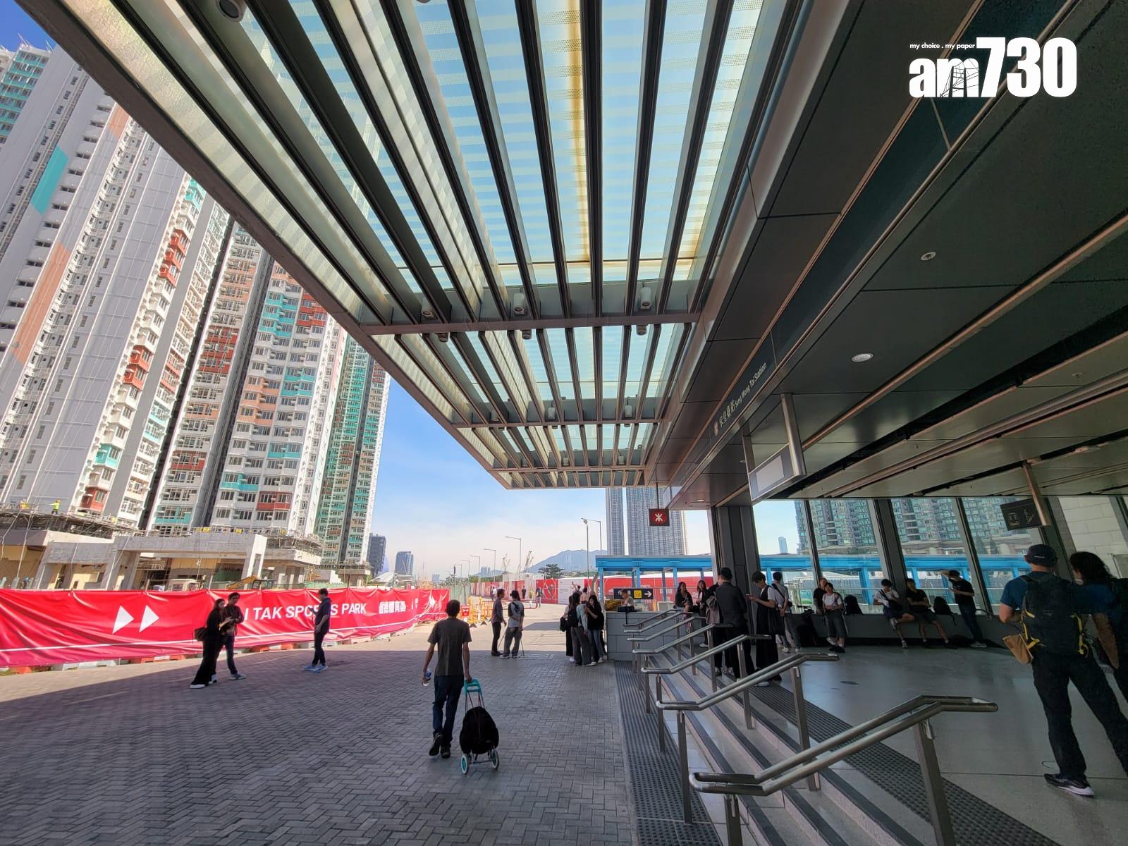 啟德體育園周日賽事3時開放入場 呼籲觀眾經宋皇臺站步行5分鐘前往(鍾式明攝)