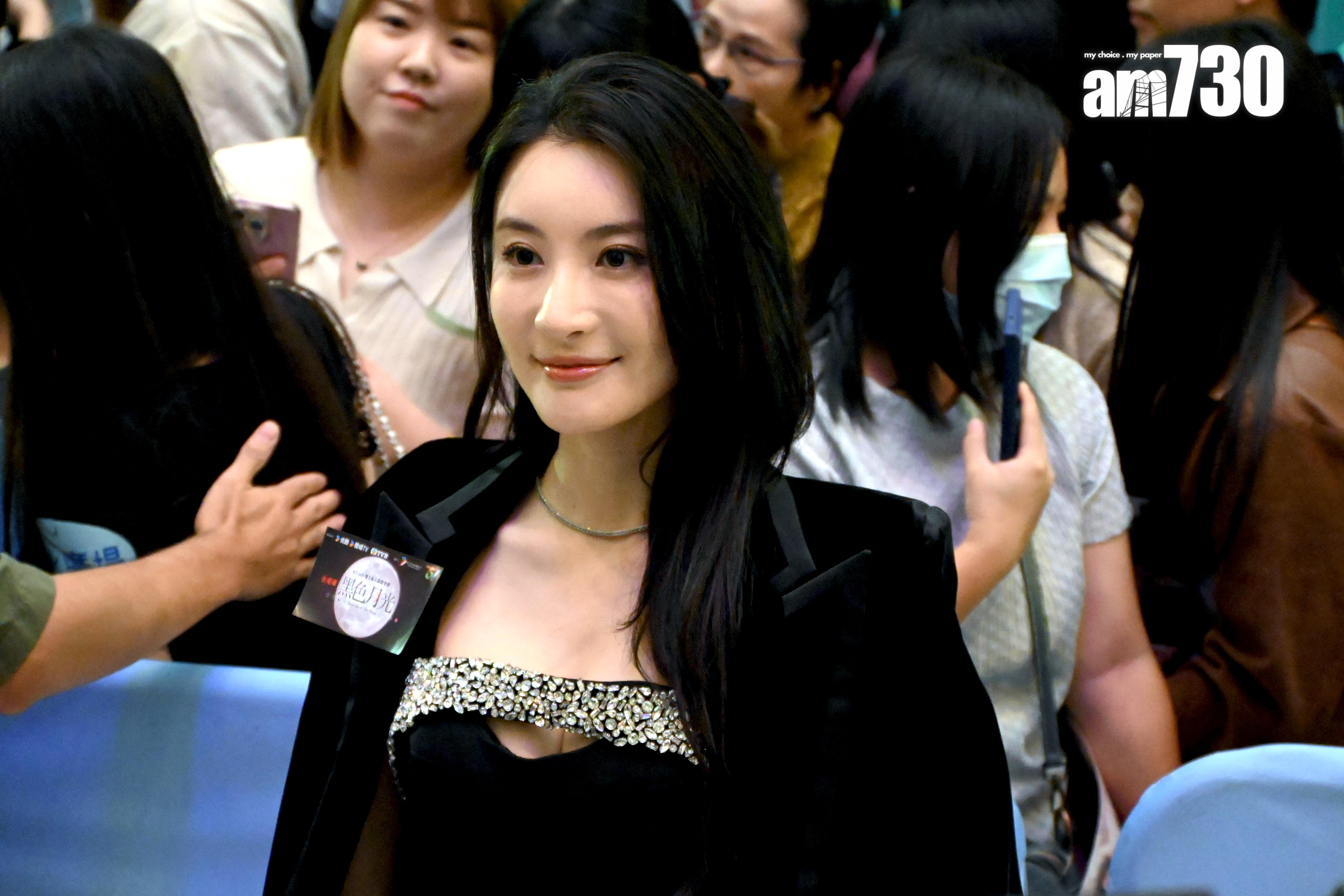 林夏薇性感現身為劇集宣傳。(娛樂組攝)