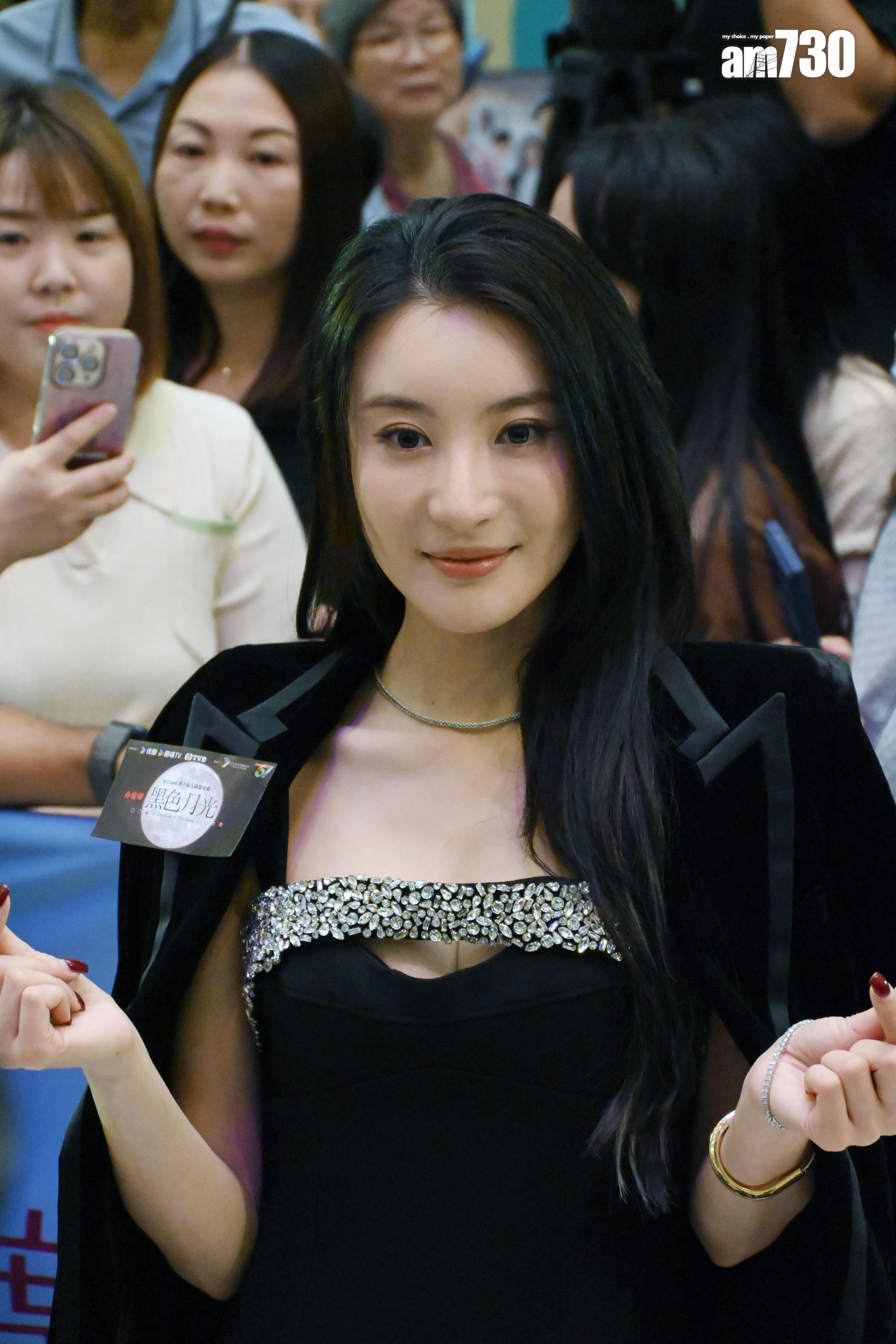 林夏薇性感現身為劇集宣傳。(娛樂組攝)