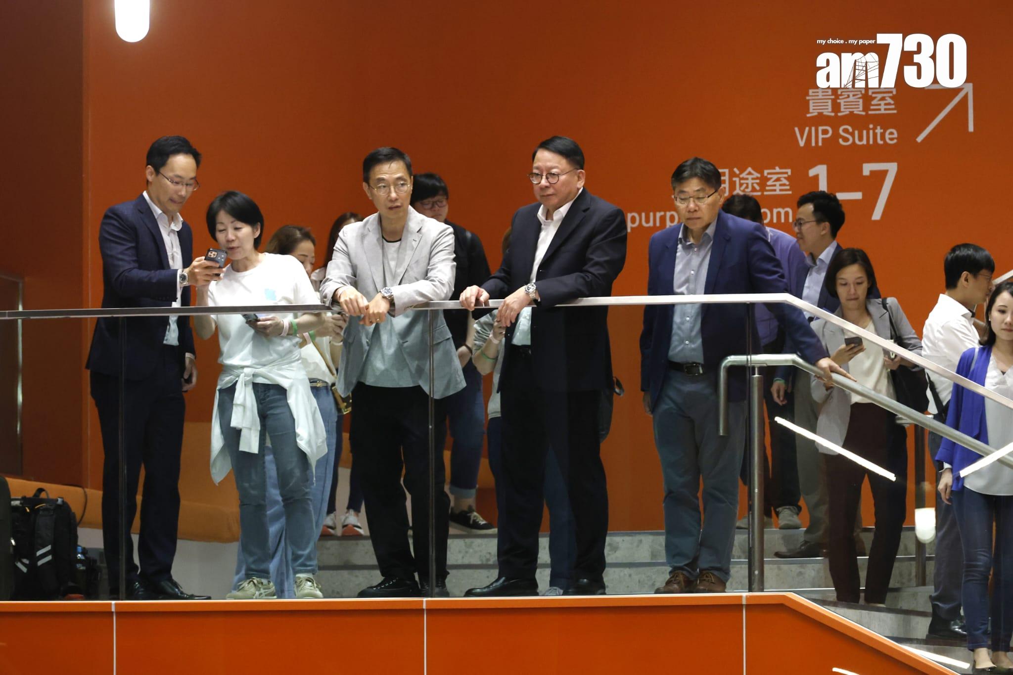 啟德體育園|陳國基:各方面運作順暢 將再有約20場測試 人數會逐步推至五萬 (林俊源攝)