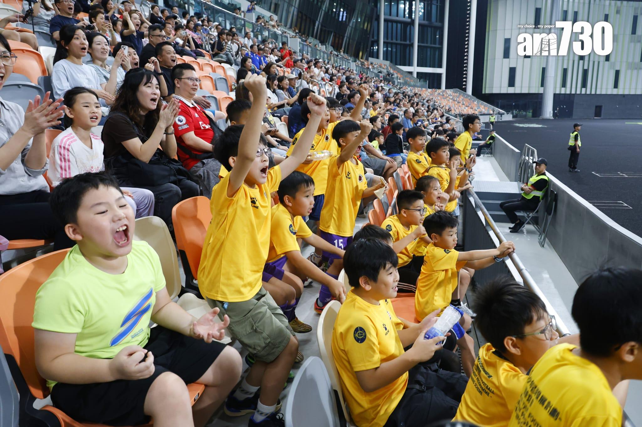 啟德體育園|陳國基:各方面運作順暢 將再有約20場測試 人數會逐步推至五萬 (林俊源攝)