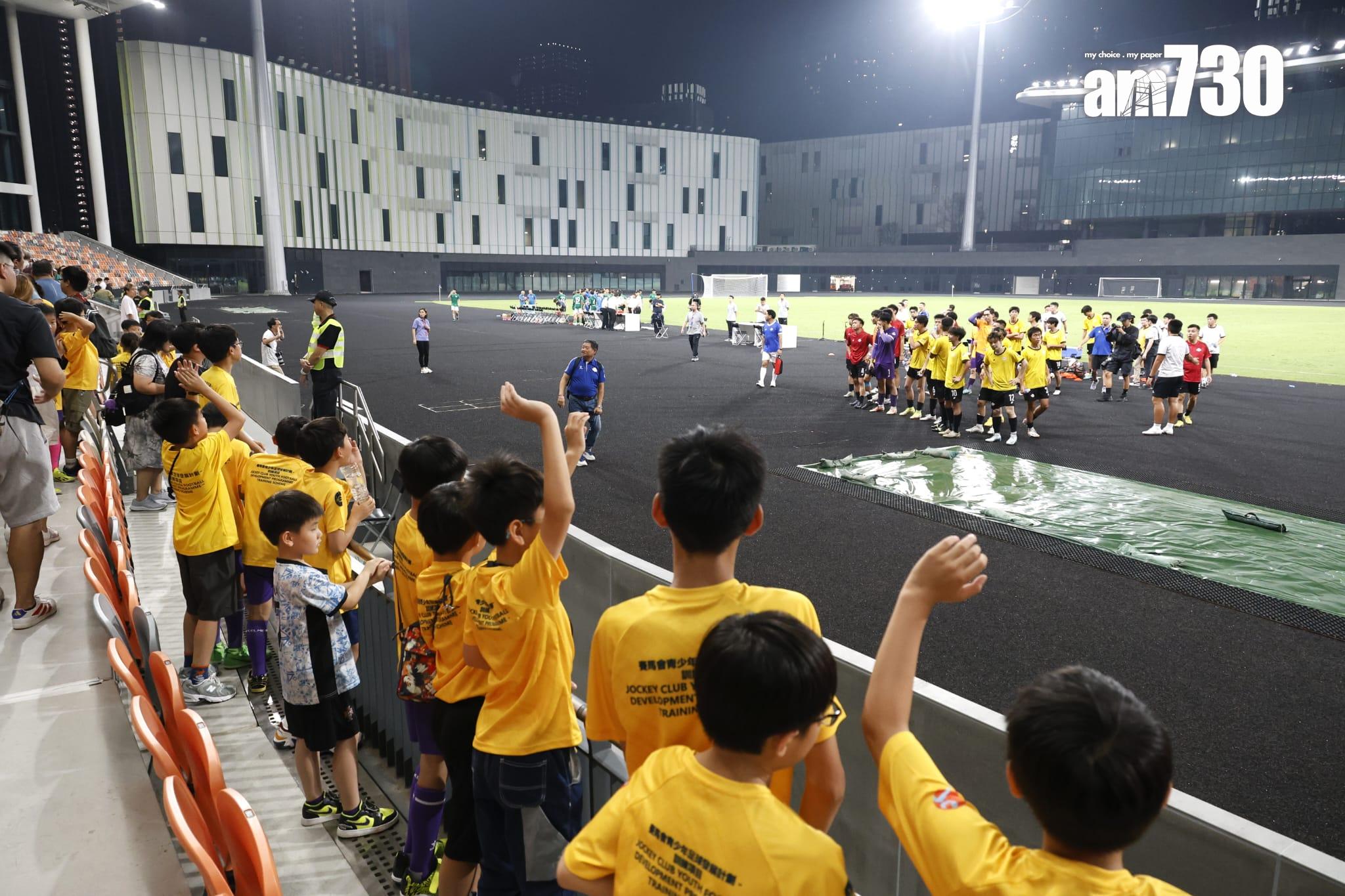啟德體育園|陳國基:各方面運作順暢 將再有約20場測試 人數會逐步推至五萬 (林俊源攝)