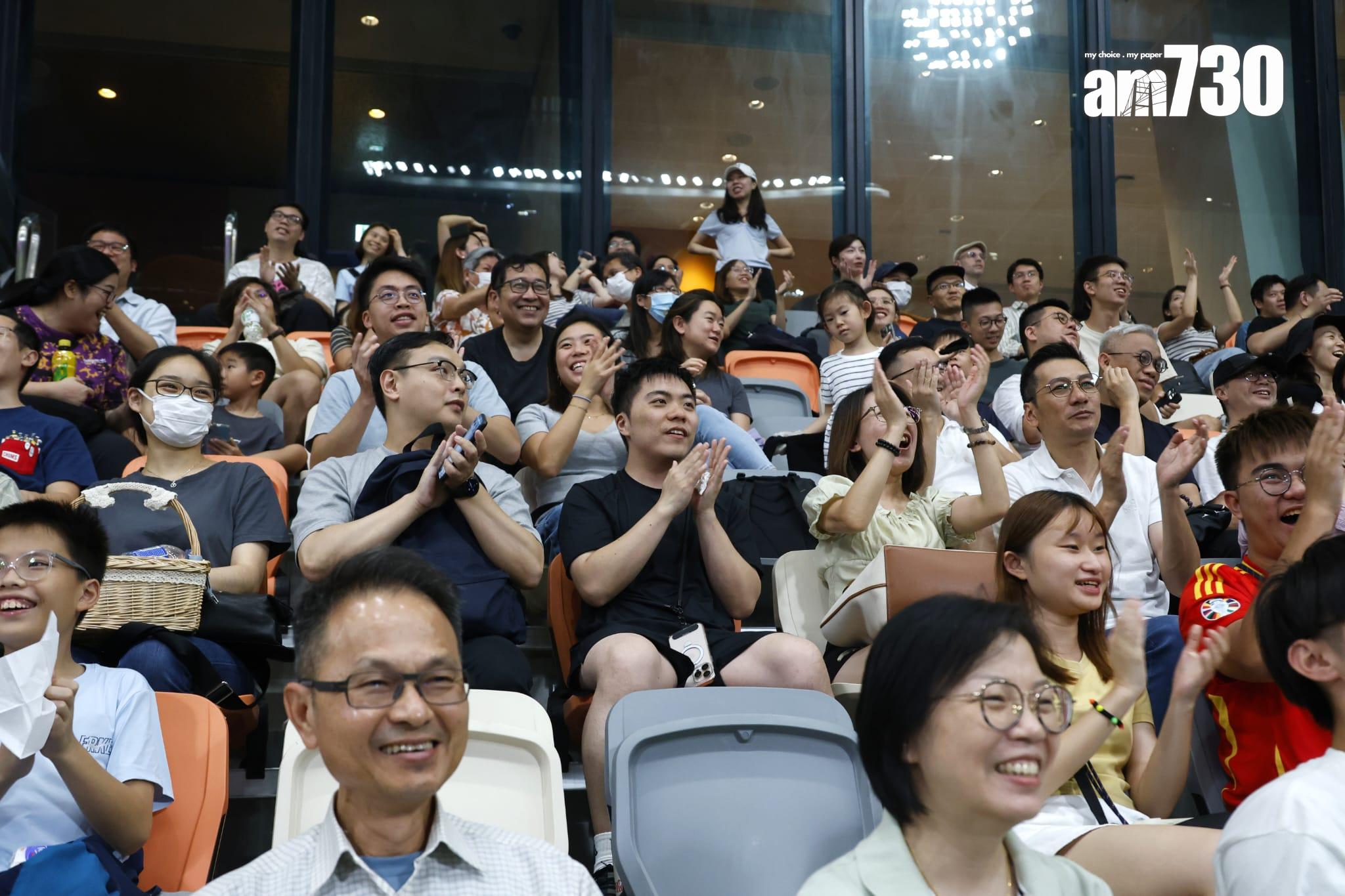 啟德體育園|陳國基:各方面運作順暢 將再有約20場測試 人數會逐步推至五萬 (林俊源攝)