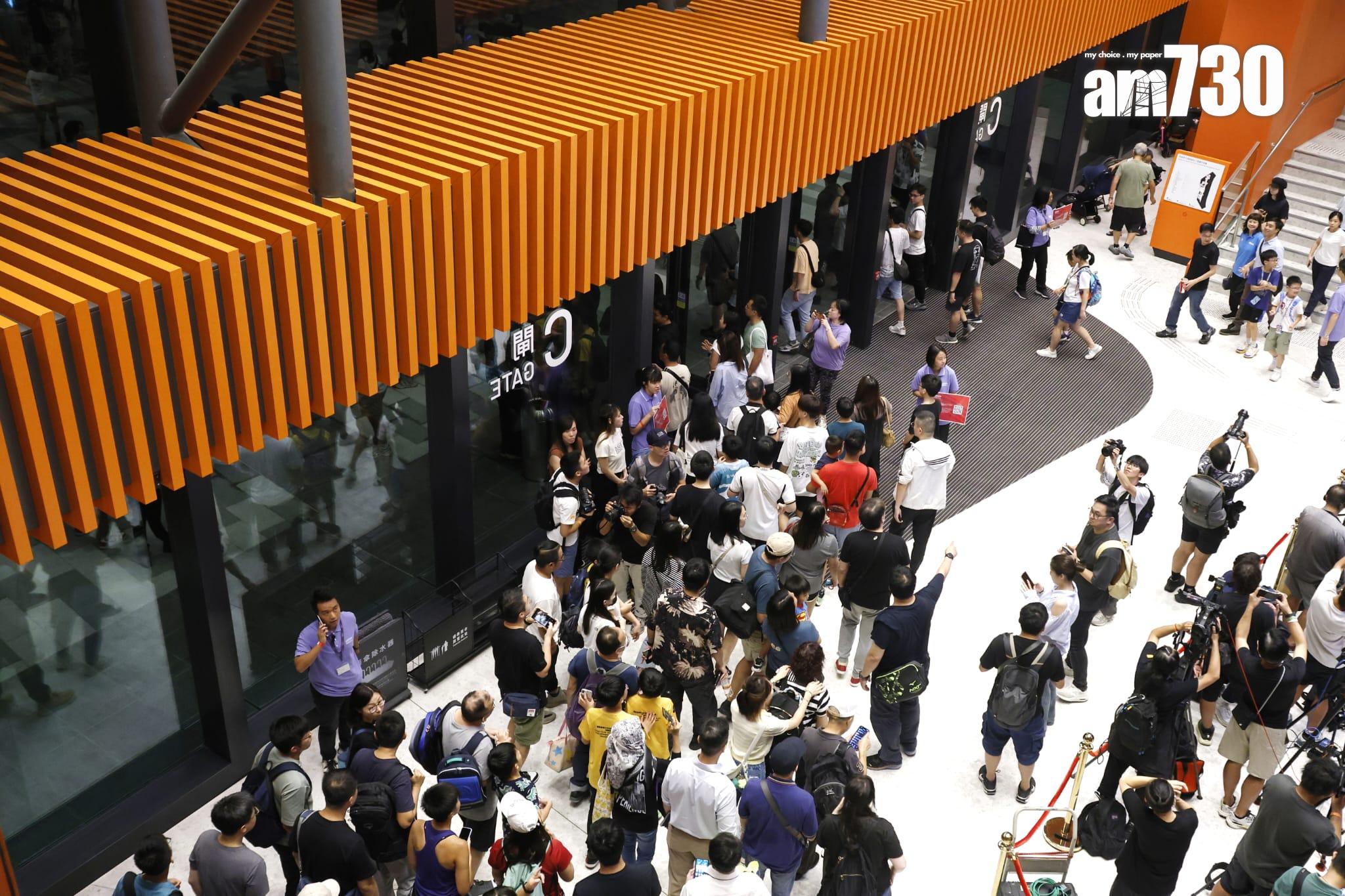 啟德體育園|陳國基:各方面運作順暢 將再有約20場測試 人數會逐步推至五萬 (林俊源攝)