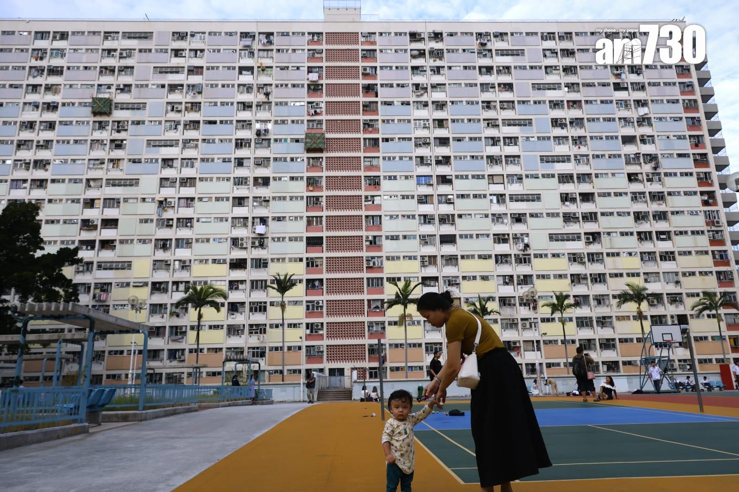 政府研究分三期重建彩虹邨。 (林俊源攝)