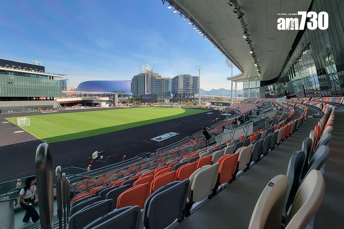 啟德體育園青年運動場。(鍾式明攝)