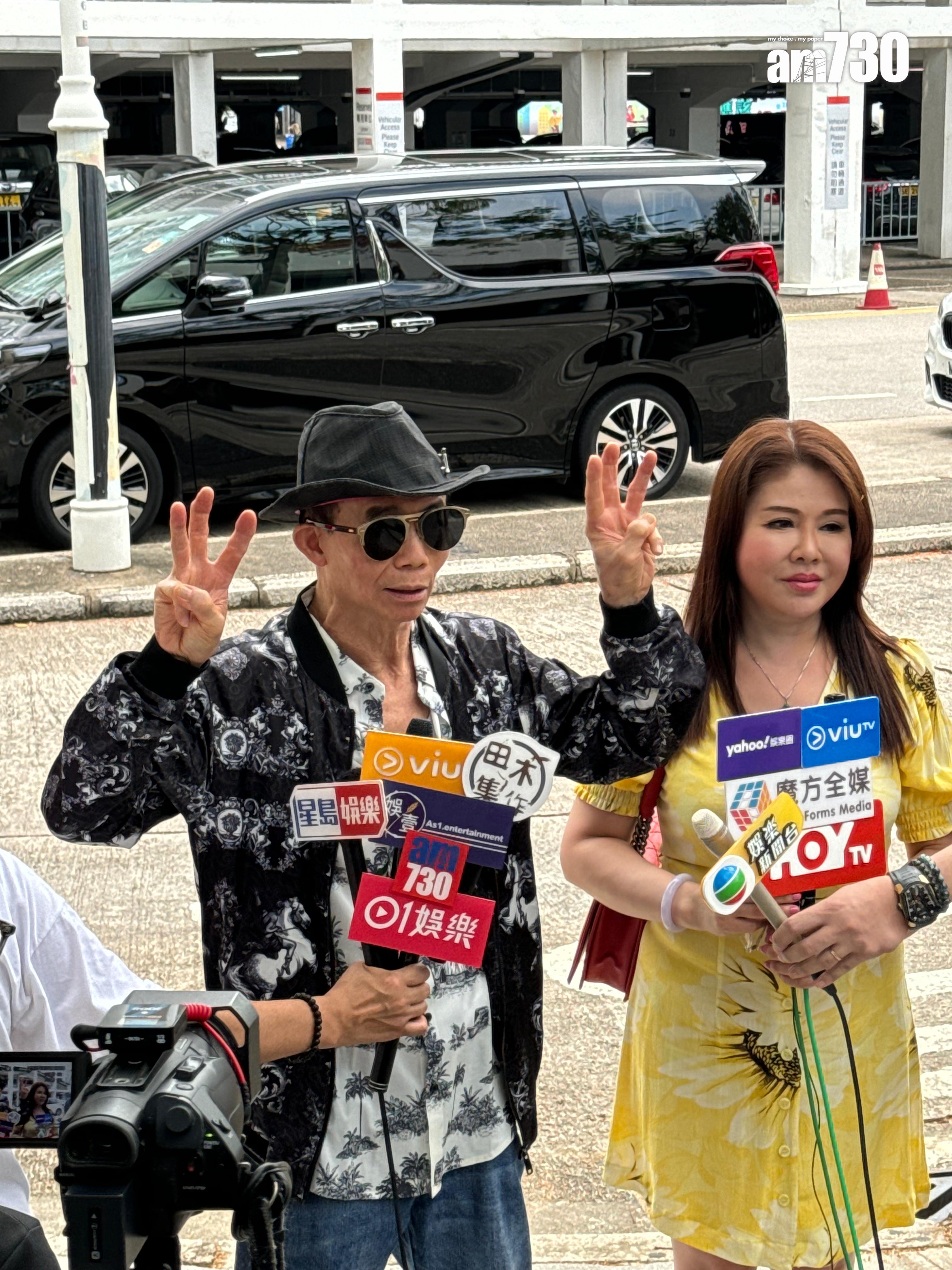 梅啟明揀梅艷芳生忌見傳媒,並發毒誓揚言冇對唔住阿梅及梅媽! (娛樂組攝)