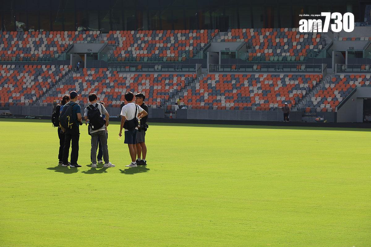 啟德體育園青年運動場。(鍾式明攝)