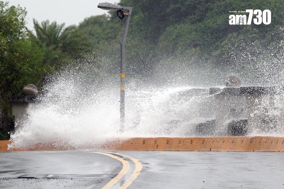 超強颱風山陀兒吹襲台灣。(中通社)