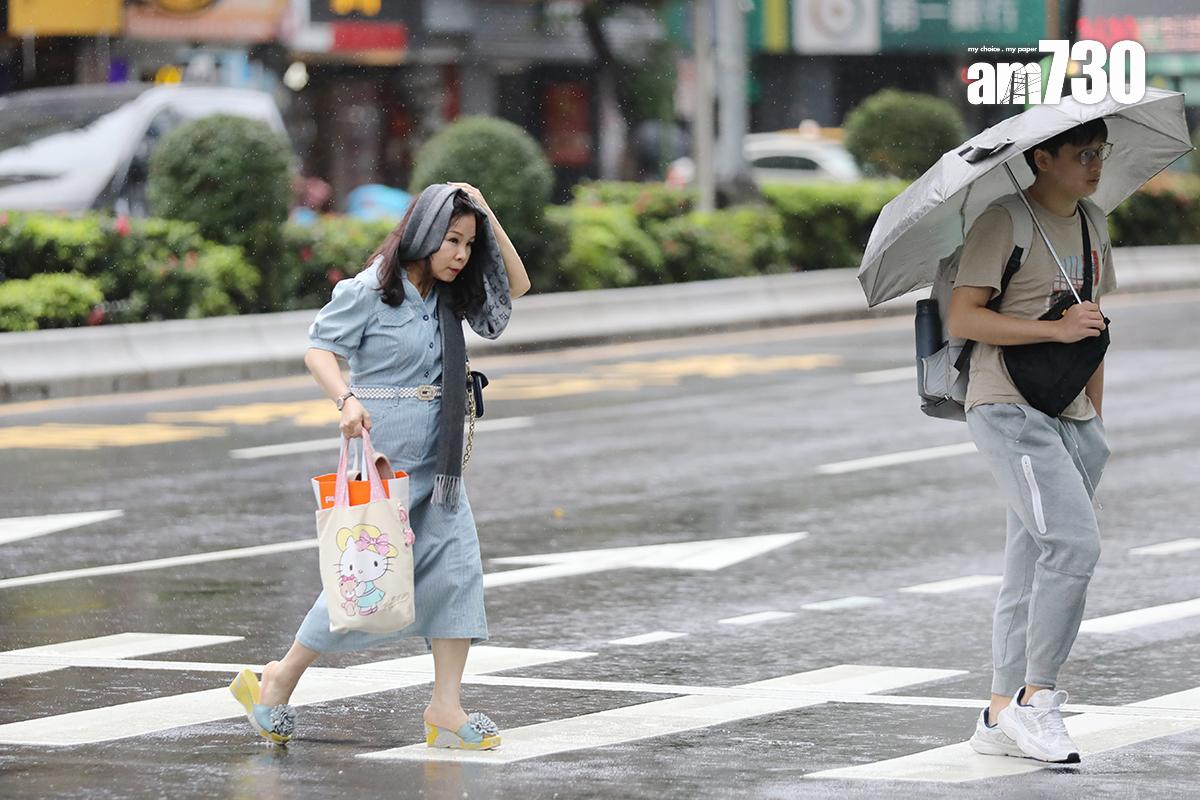 超強颱風山陀兒吹襲台灣。(中新社)