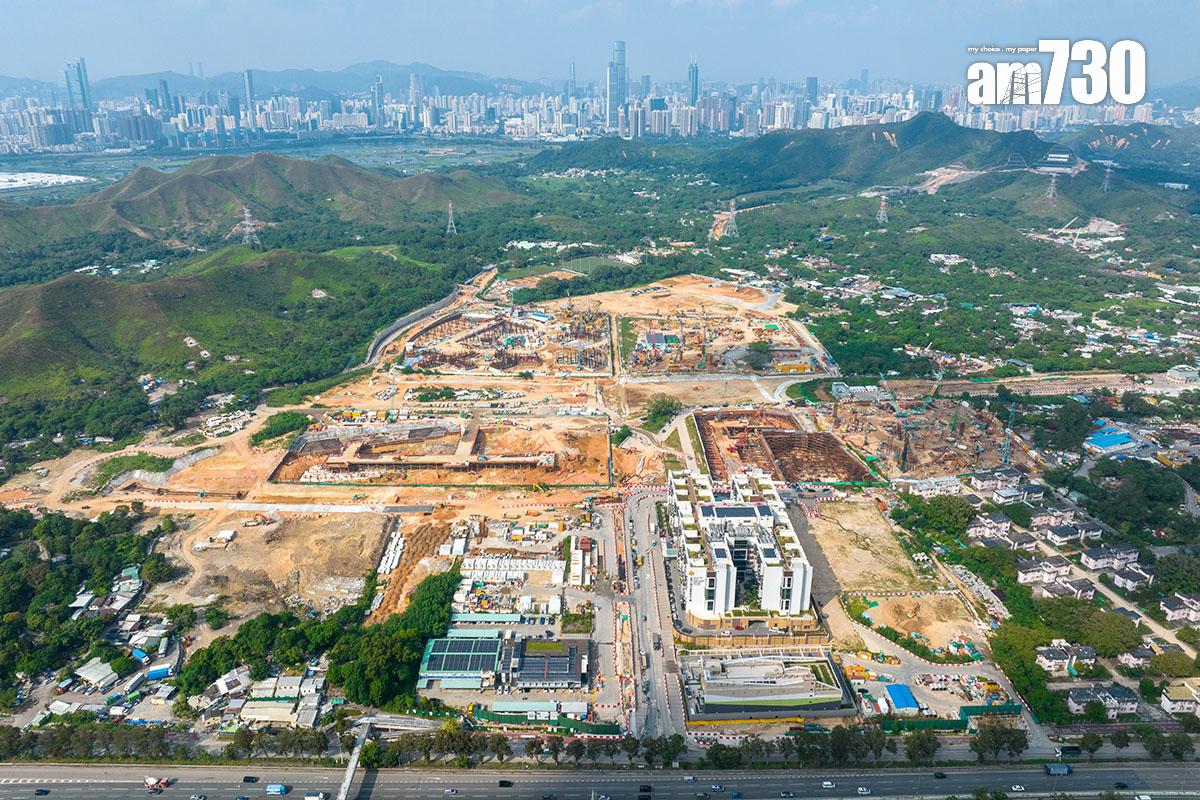 政府將繼續推展北部都會區的建設。(資料圖片)