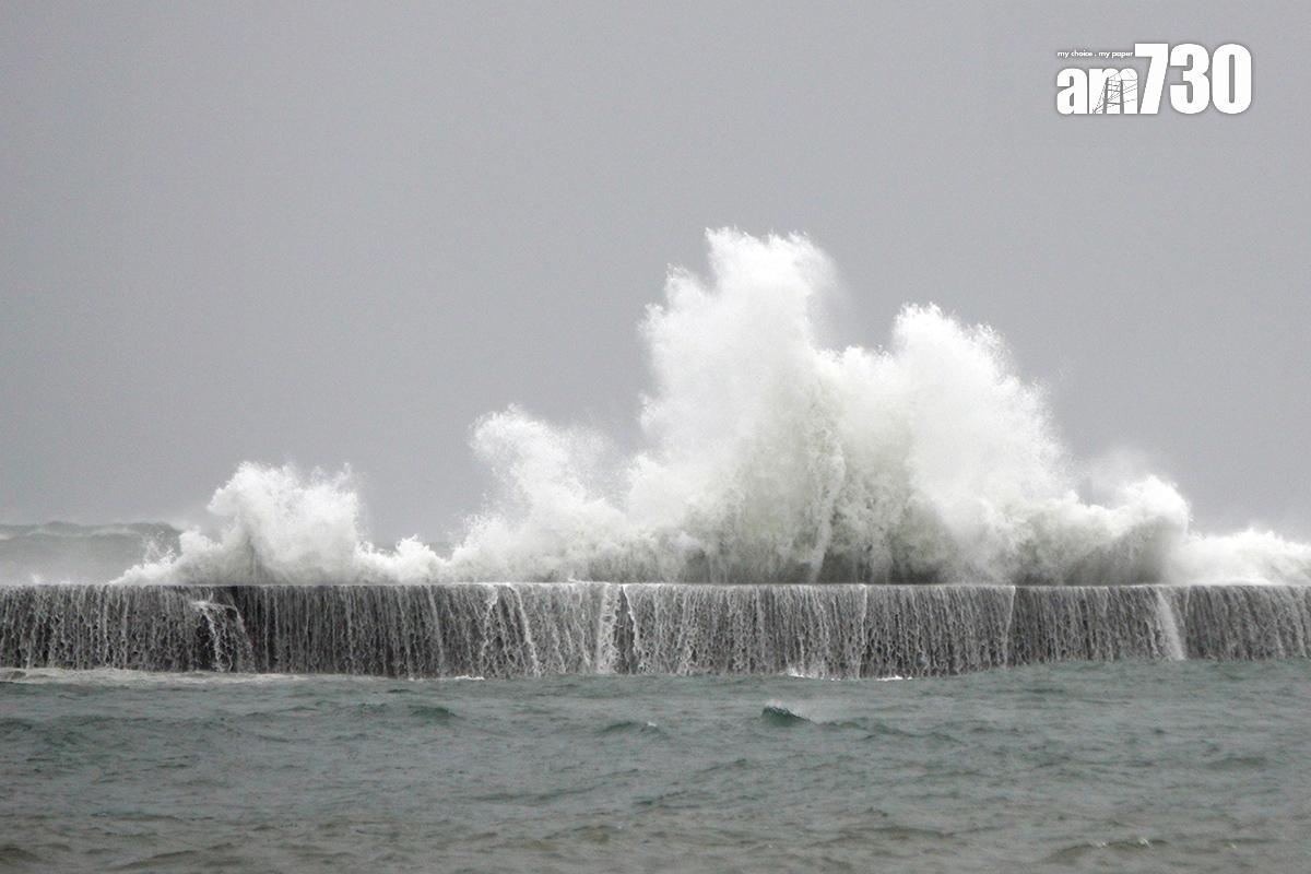 超強颱風山陀兒吹襲台灣。(中通社)