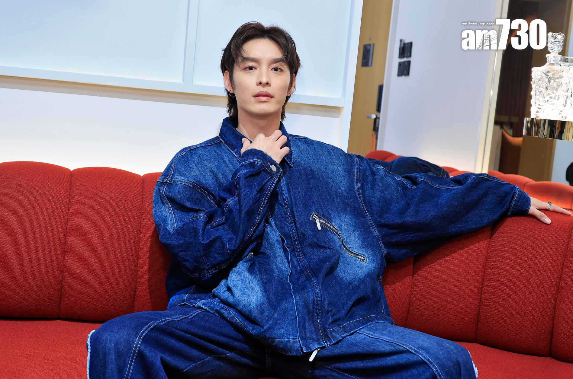 曹佑寧為《刺心切骨》中角色花下不少心機演出。 (林俊源攝)