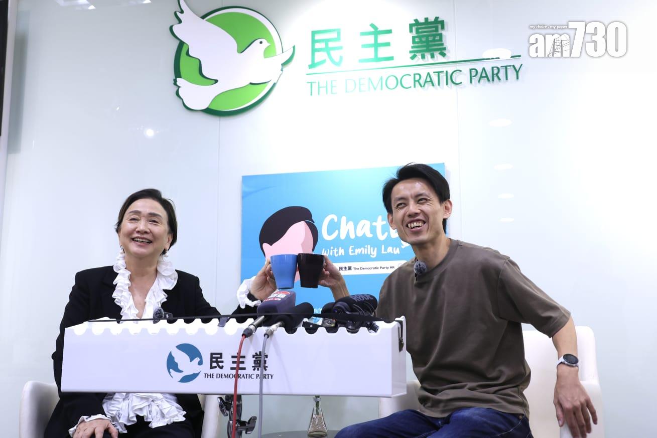 羅健熙指多名民主黨中委及家人最近被滋擾 提醒「唔好搞咁多嘢」(林俊源攝)