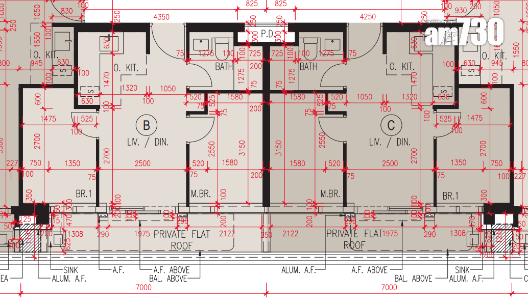 太子道西233號上樓書 設天池頂層特色戶 面積最大1748呎|何文田豪宅