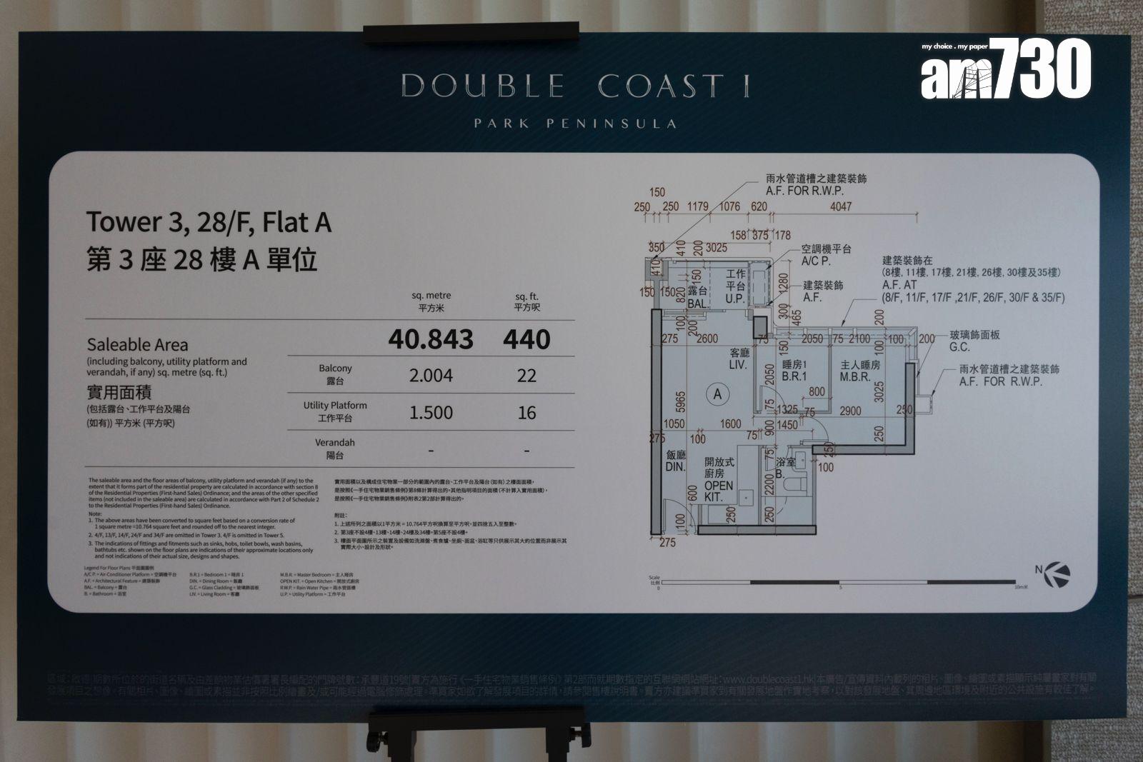 DOUBLE COAST I示範單位|兩房及三房現樓亮相!設計悉尼海灣為靈感|多圖有片