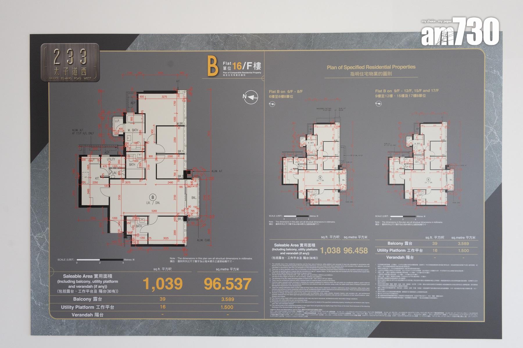 太子道西233號示範單位|逾千呎四房現樓亮相!飽覽加多利山景(多圖有片)|何文田新盤