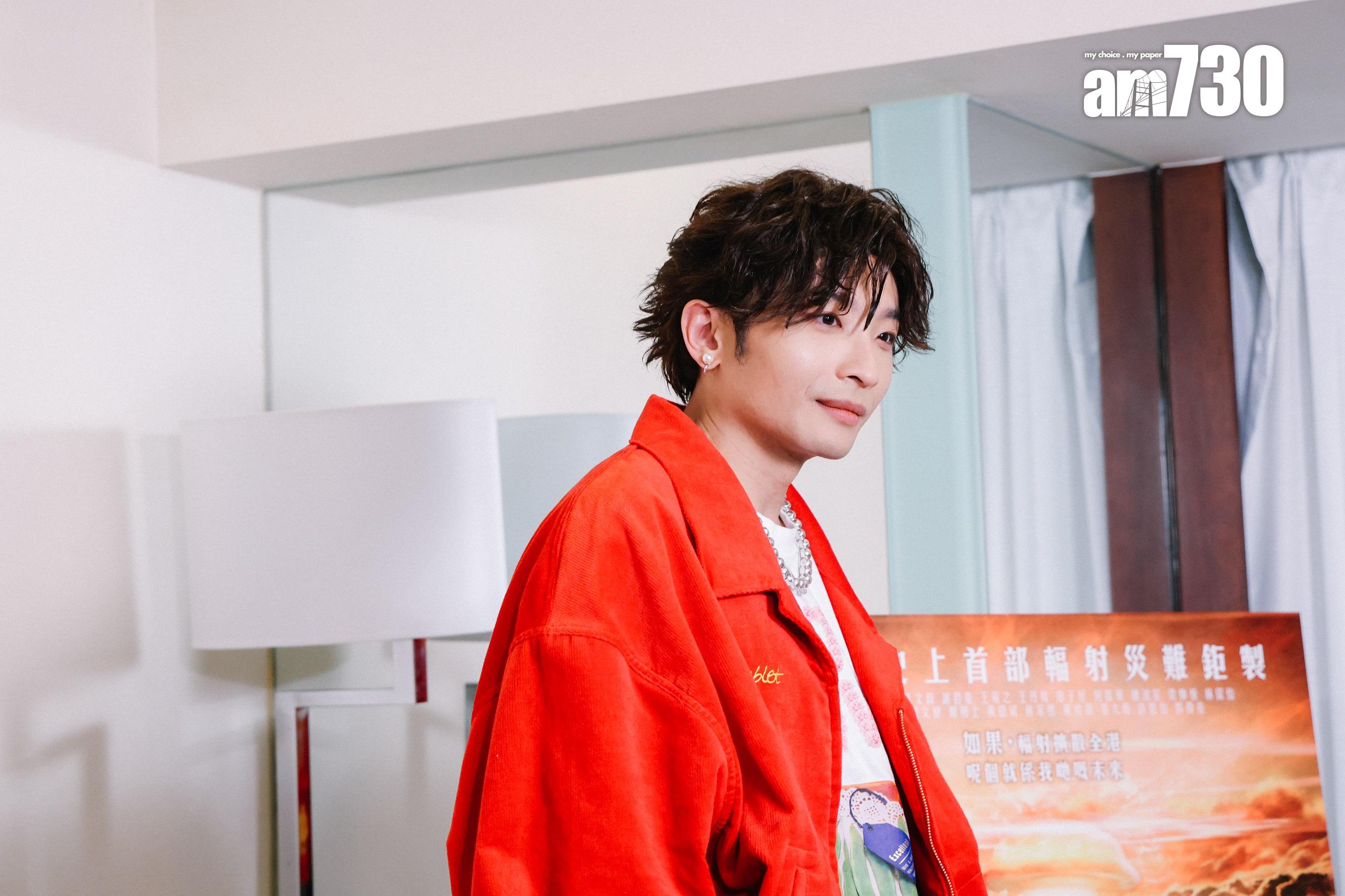 何啟華在《焚城》演的角色非常英勇。(吳康琦攝)