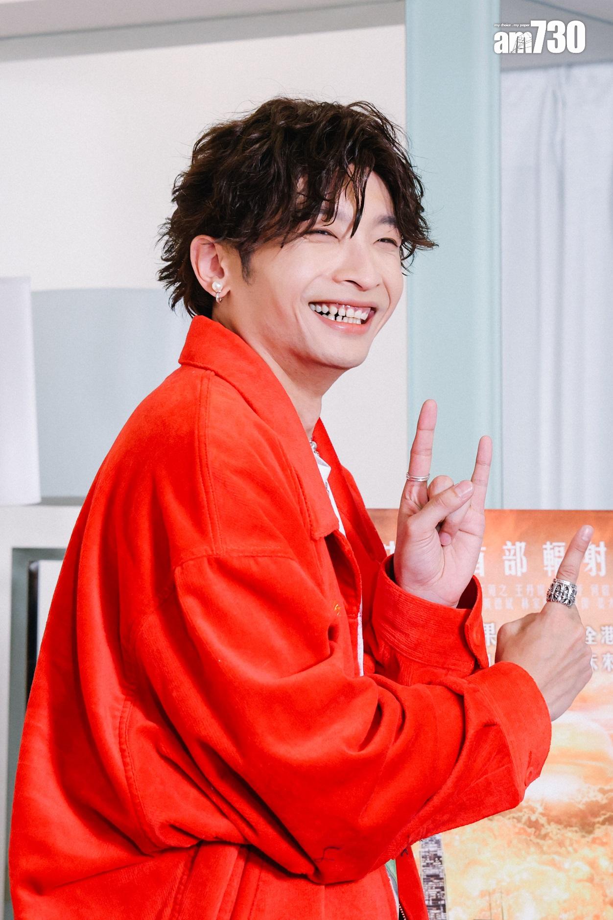 何啟華笑言能與劉德華在《焚城》一同出現,已感開心。(吳康琦攝)