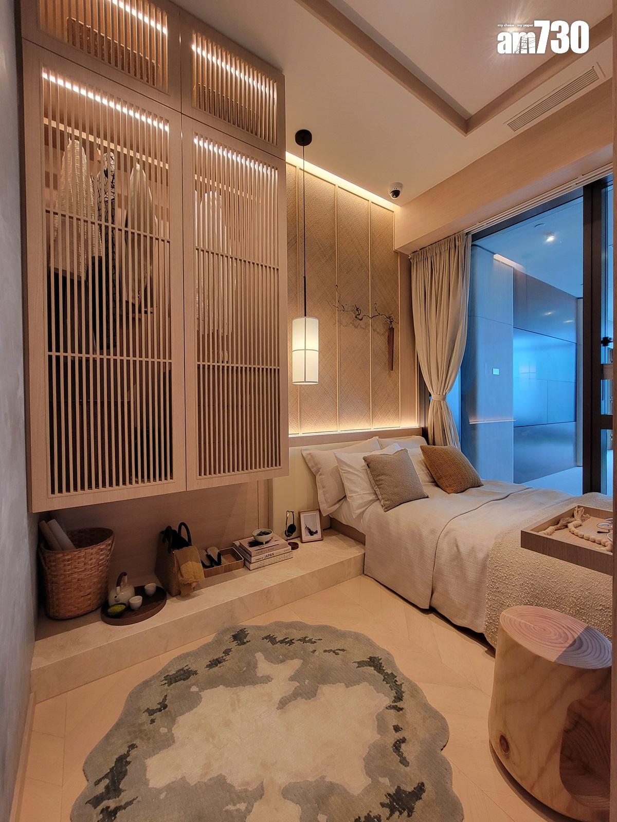 101 KINGS ROAD示範單位|434呎兩房日式風格設計 睡房一字型布局(多圖)|炮台山新盤