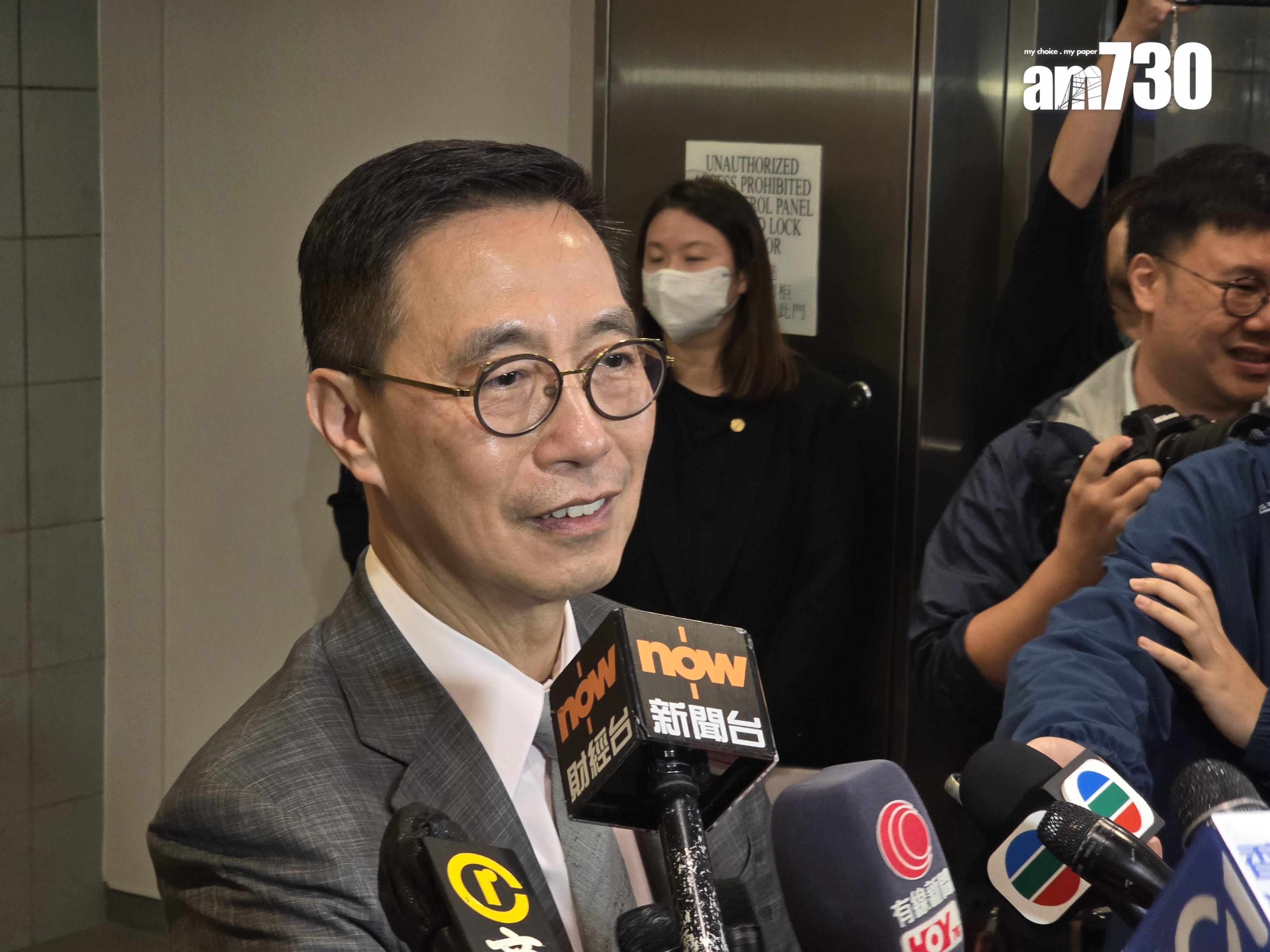 楊潤雄表示局認同報告提及的方向、未來工作。(李朗僑攝)