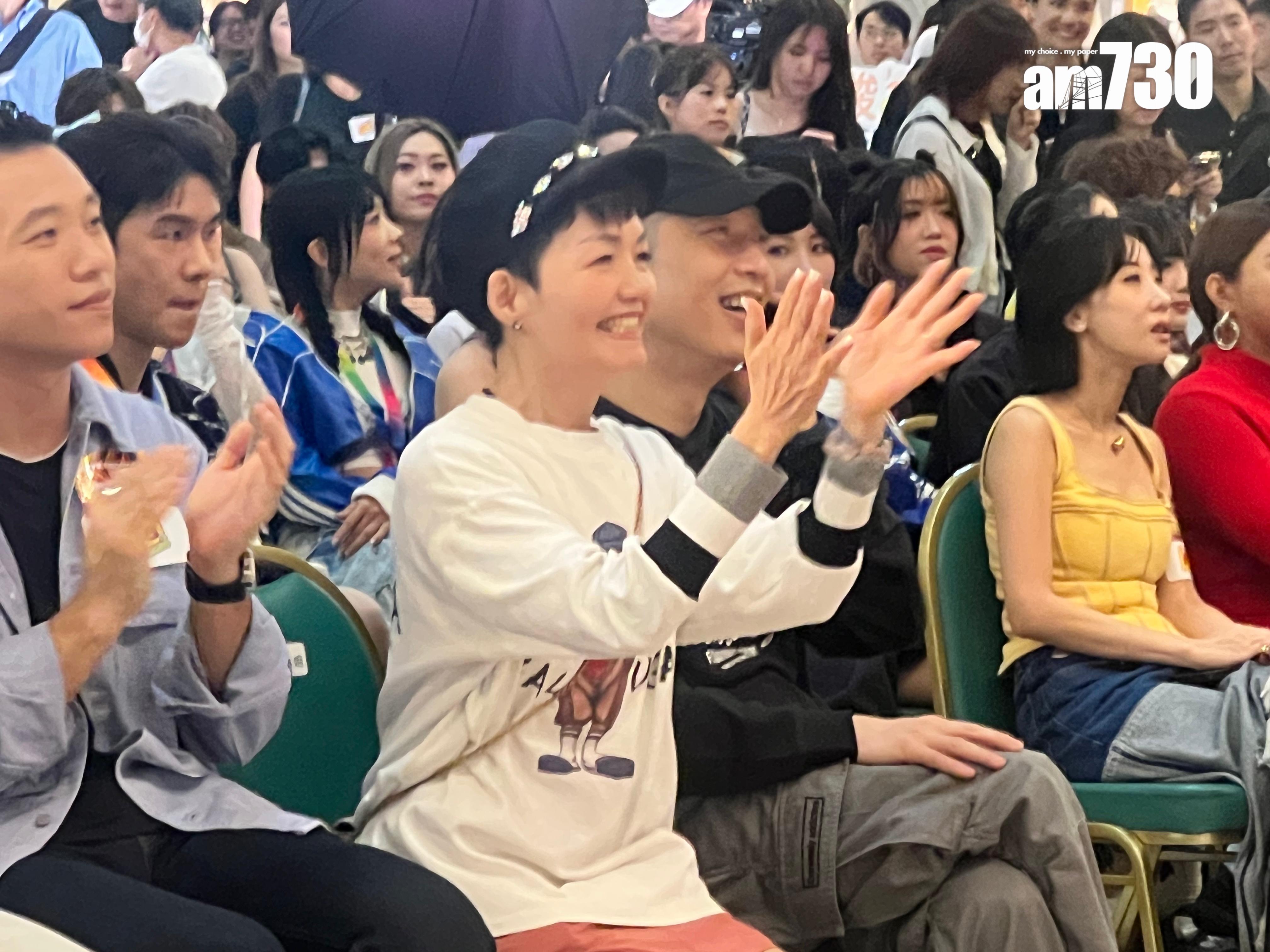 馬浚偉一直留在台下,未有上台。 (娛樂組攝)