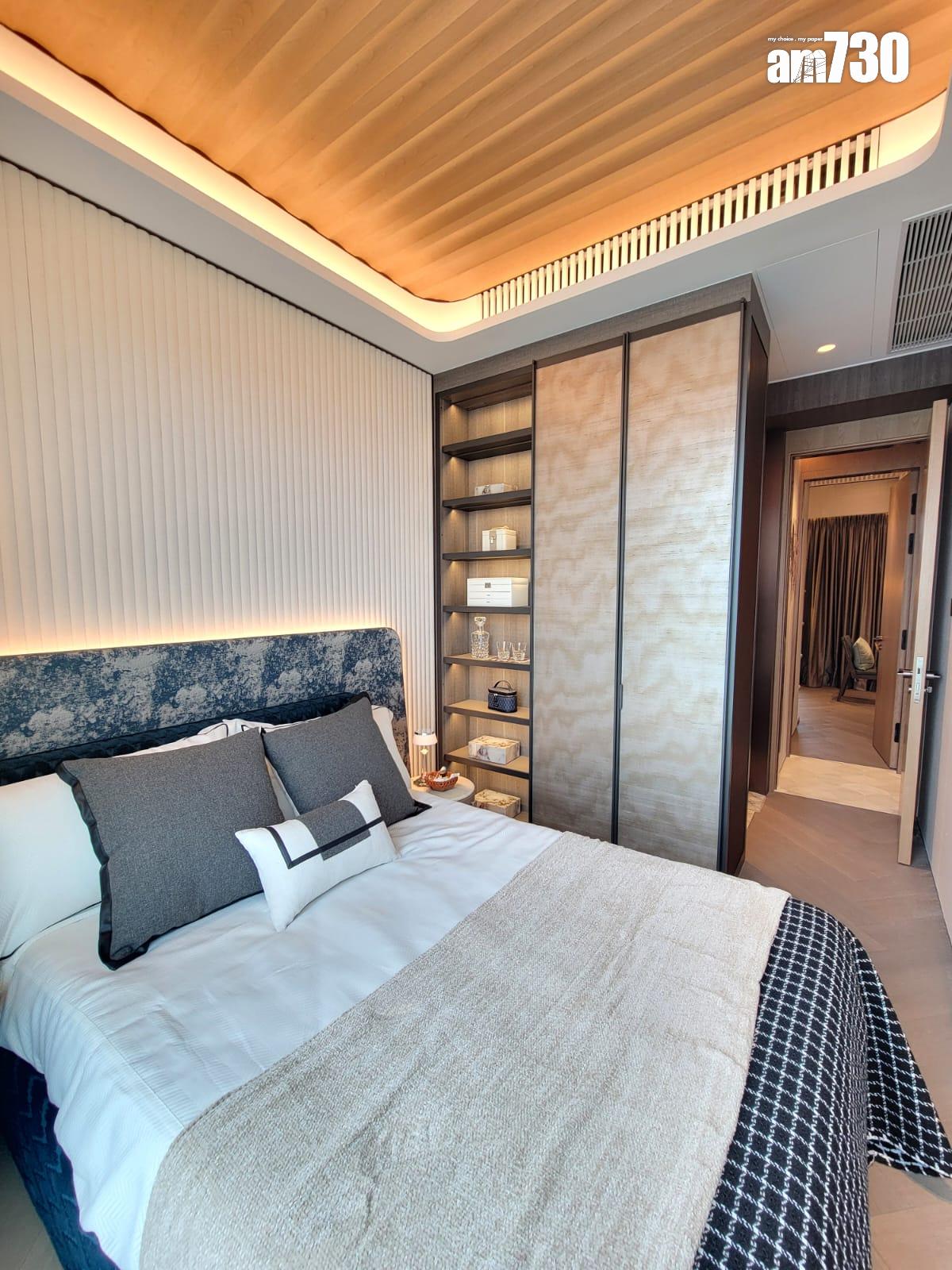 天瀧示範單位|Baccarat主題現樓千呎三房 水晶藝術珍品X維港景致|啟德新盤