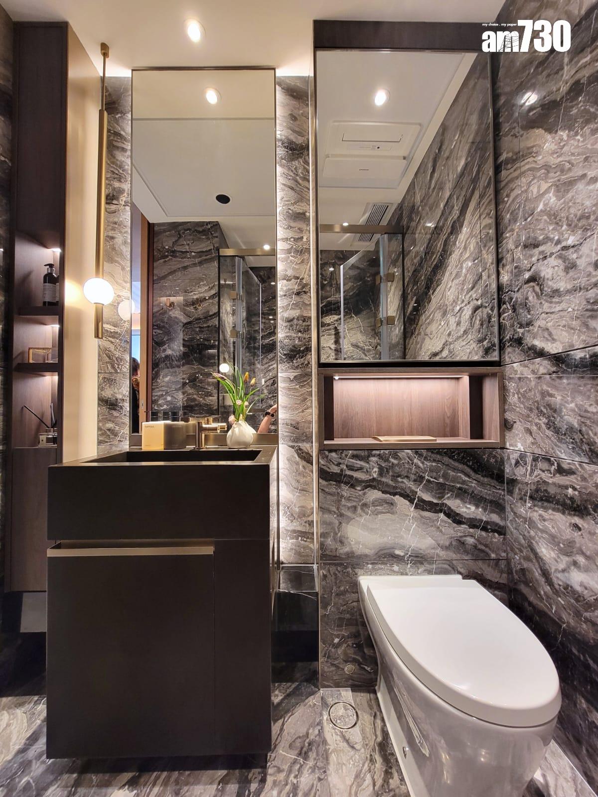 天瀧示範單位|Baccarat主題現樓千呎三房 水晶藝術珍品X維港景致|啟德新盤